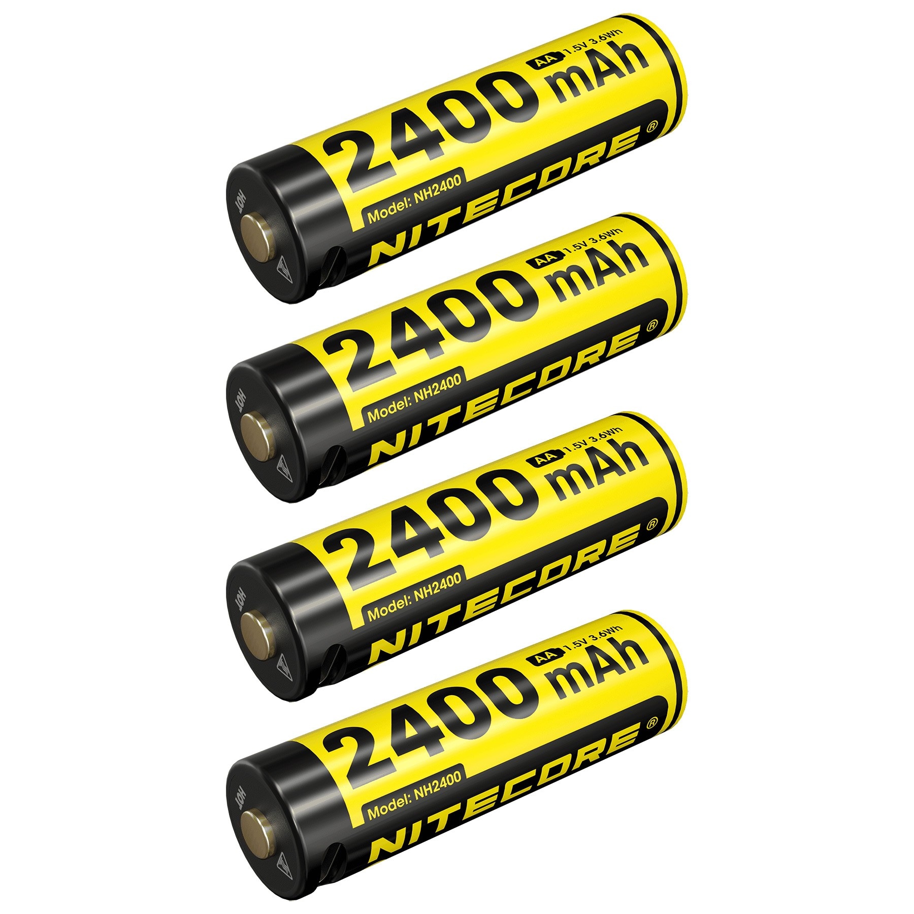 Akumulator 1,5V Nitecore NH2400/AA USB-C 2400 mAh - 4 szt.