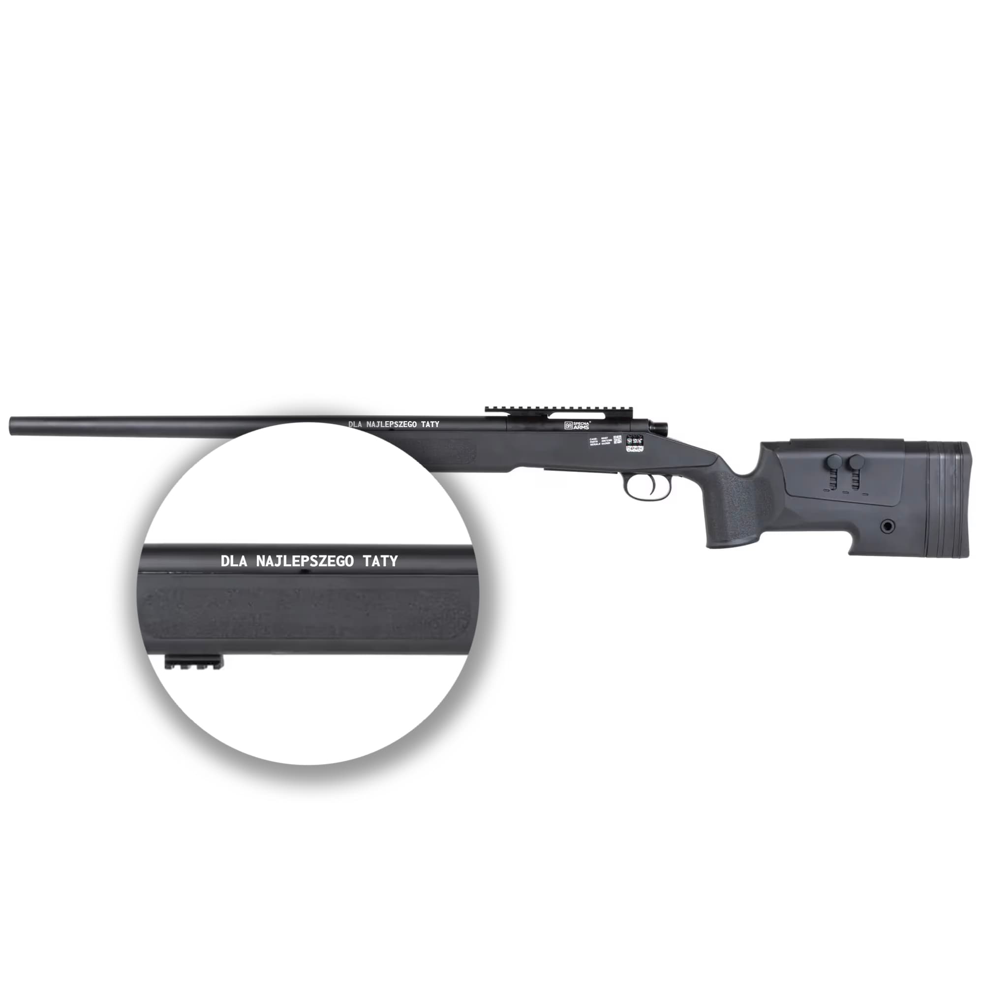 Karabin snajperski ASG Specna Arms SA-S02 Core High Velocity Upgraded - Black