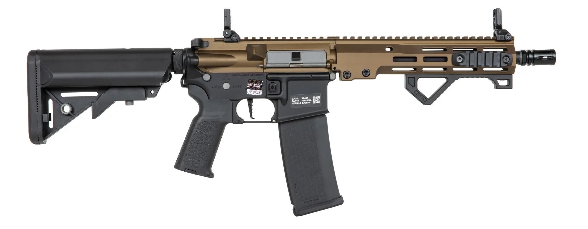 Karabinek szturmowy AEG Specna Arms SA-P23 PRIME HAL ETU High Torque - Chaos Bronze