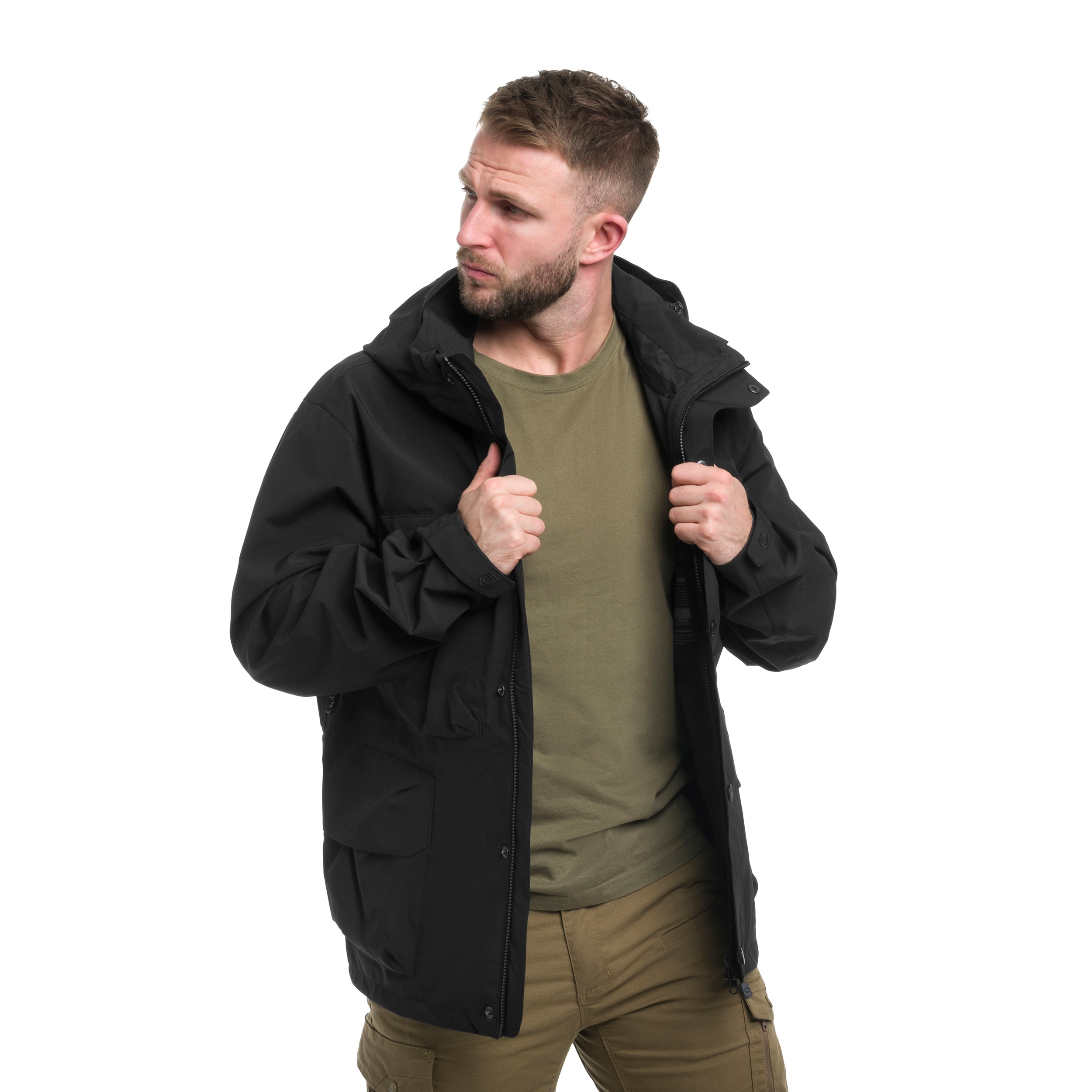 Kurtka Pentagon Dias Hybrid Smock Parka - Black