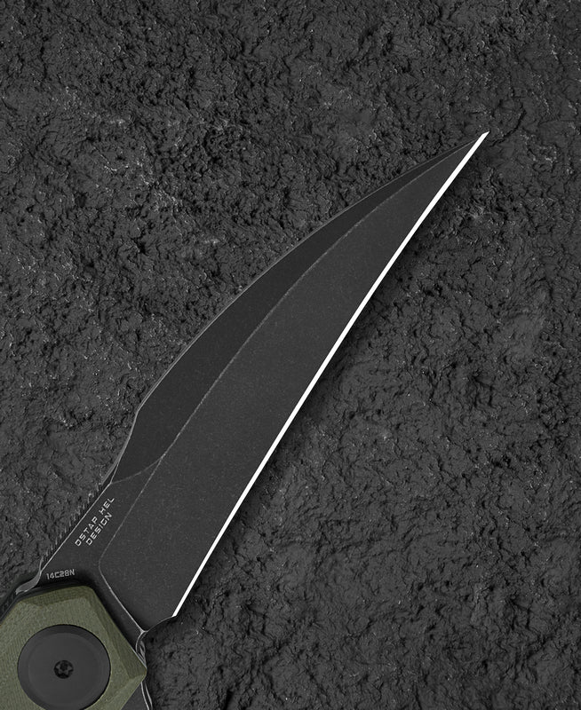 Складаний ніж Bestech Knives Ivy G10 by Ostap Hel - OD Green