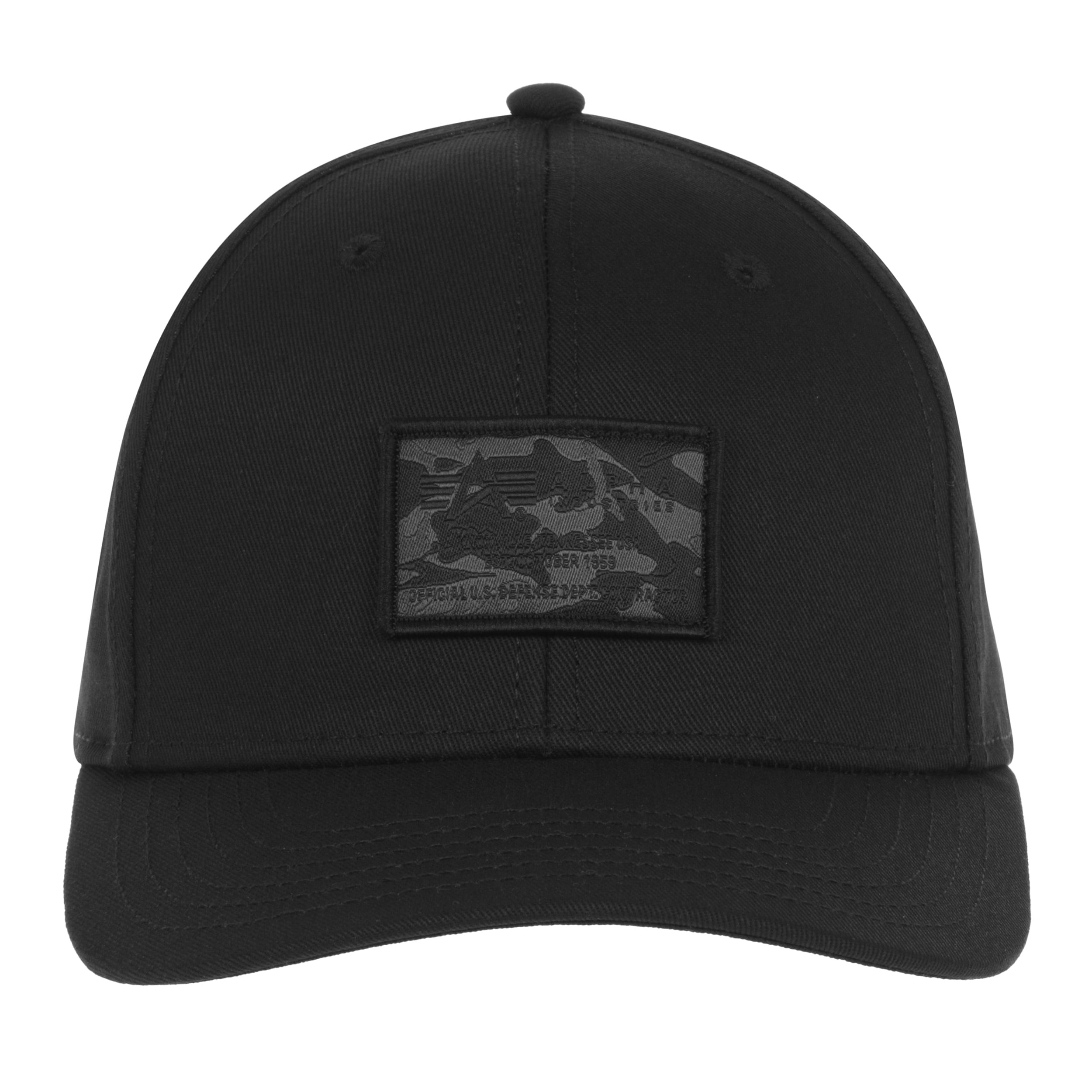 Czapka z daszkiem Alpha Industries Crew Camo Cap - Black