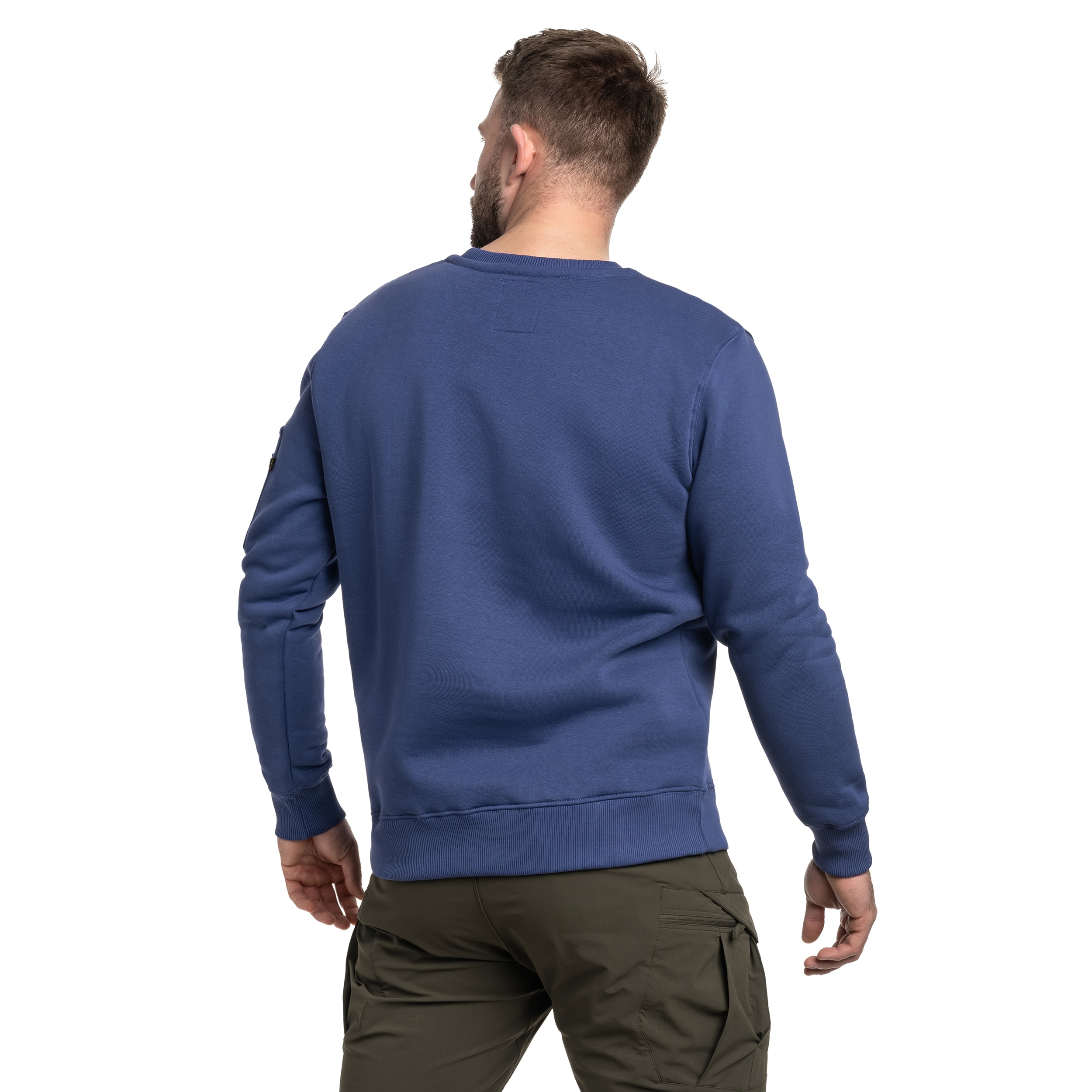 Bluza Alpha Industries Reflective Print Sweater - Night Purple