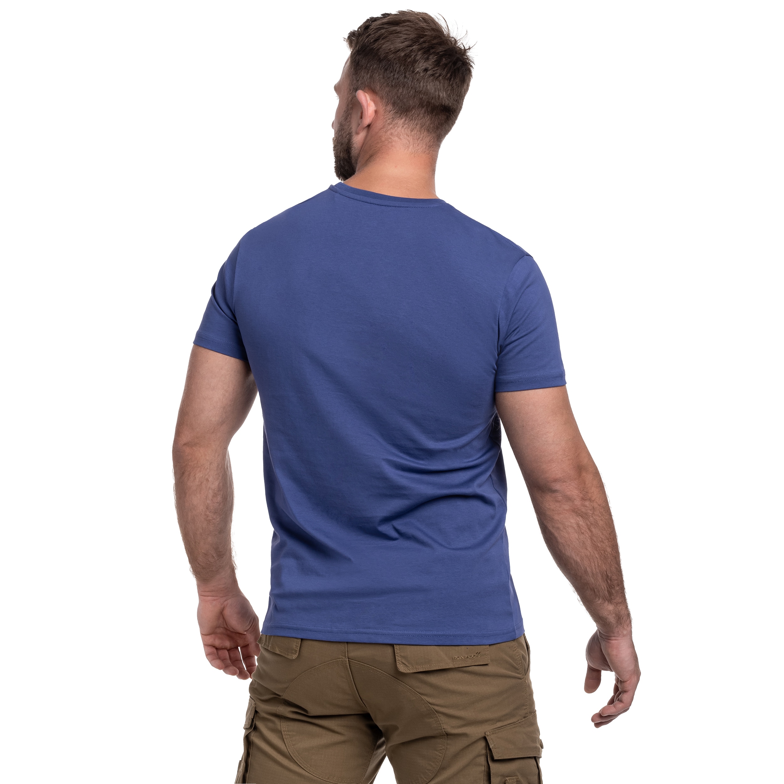 Koszulka T-Shirt Alpha Industries Camo Puff Print - Night Purple