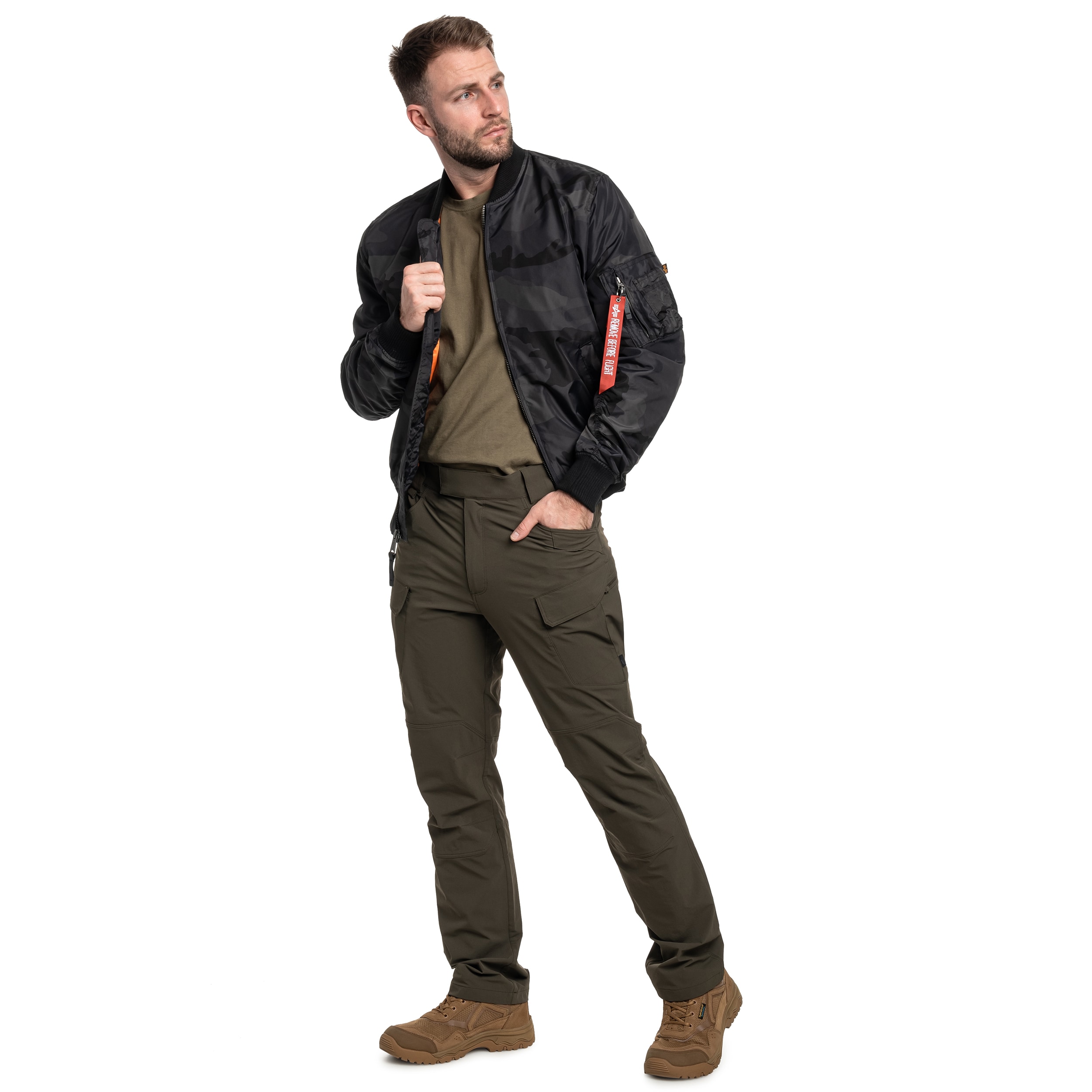 Kurtka Alpha Industries MA-1 TT Two Tone - Black Camo