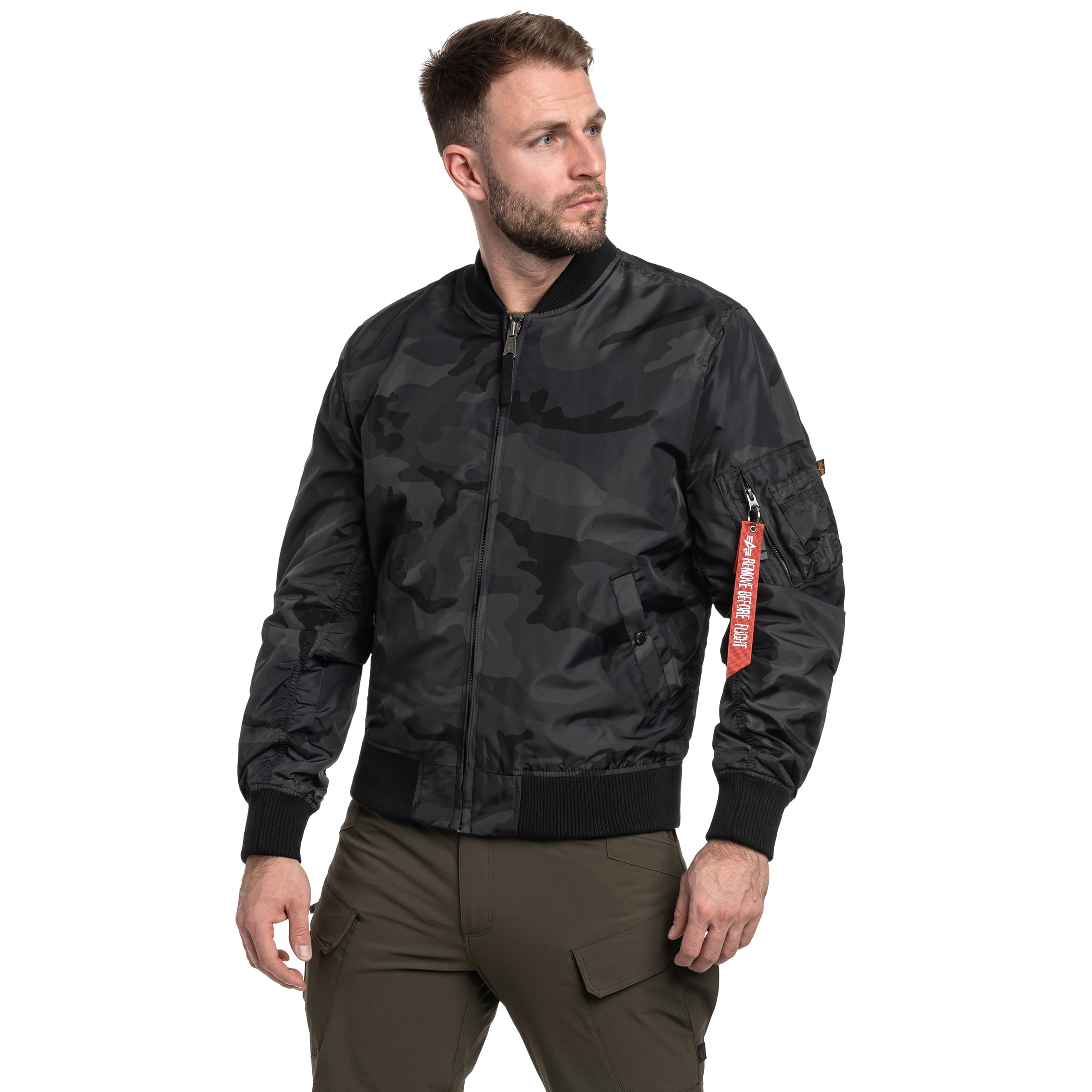 Kurtka Alpha Industries MA-1 TT Two Tone - Black Camo