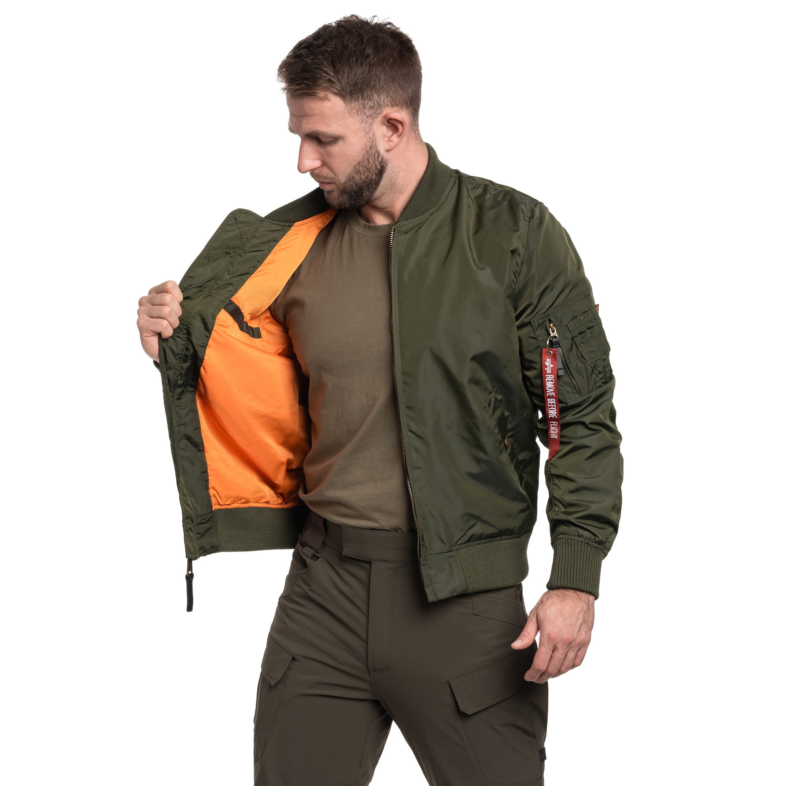 Kurtka Alpha Industries MA-1 TT Two Tone - Dark Green