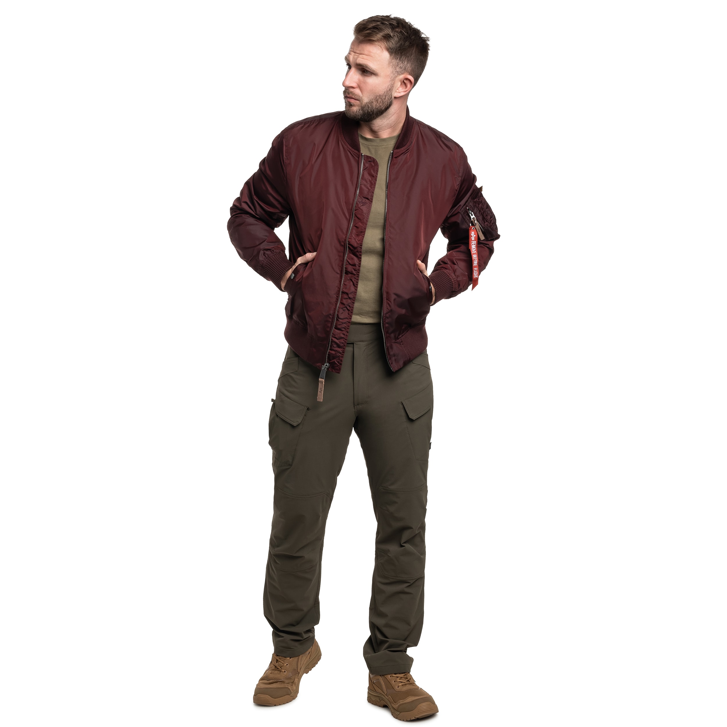 Kurtka Alpha Industries MA-1 TT Two Tone - Dark Maroon