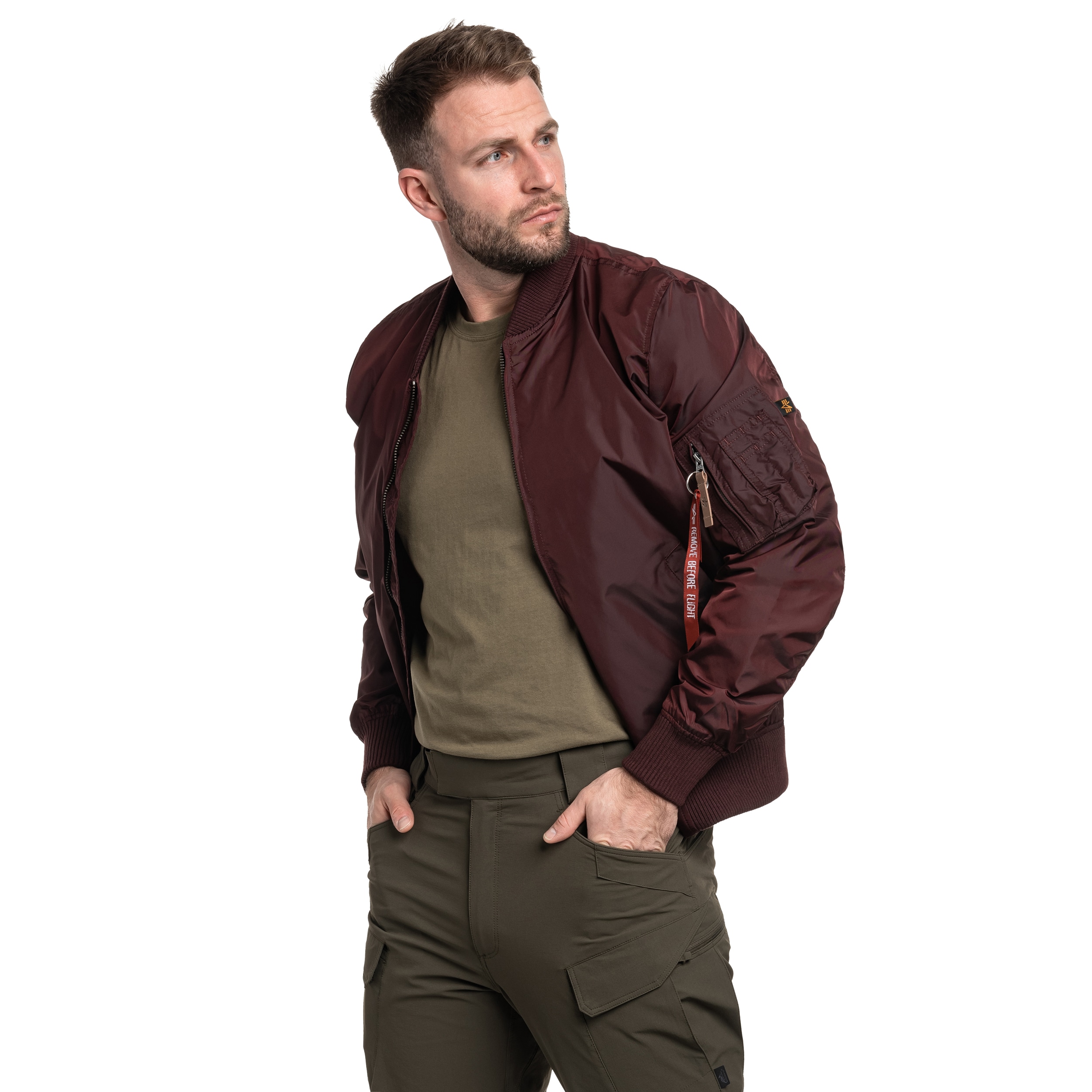 Kurtka Alpha Industries MA-1 TT Two Tone - Dark Maroon