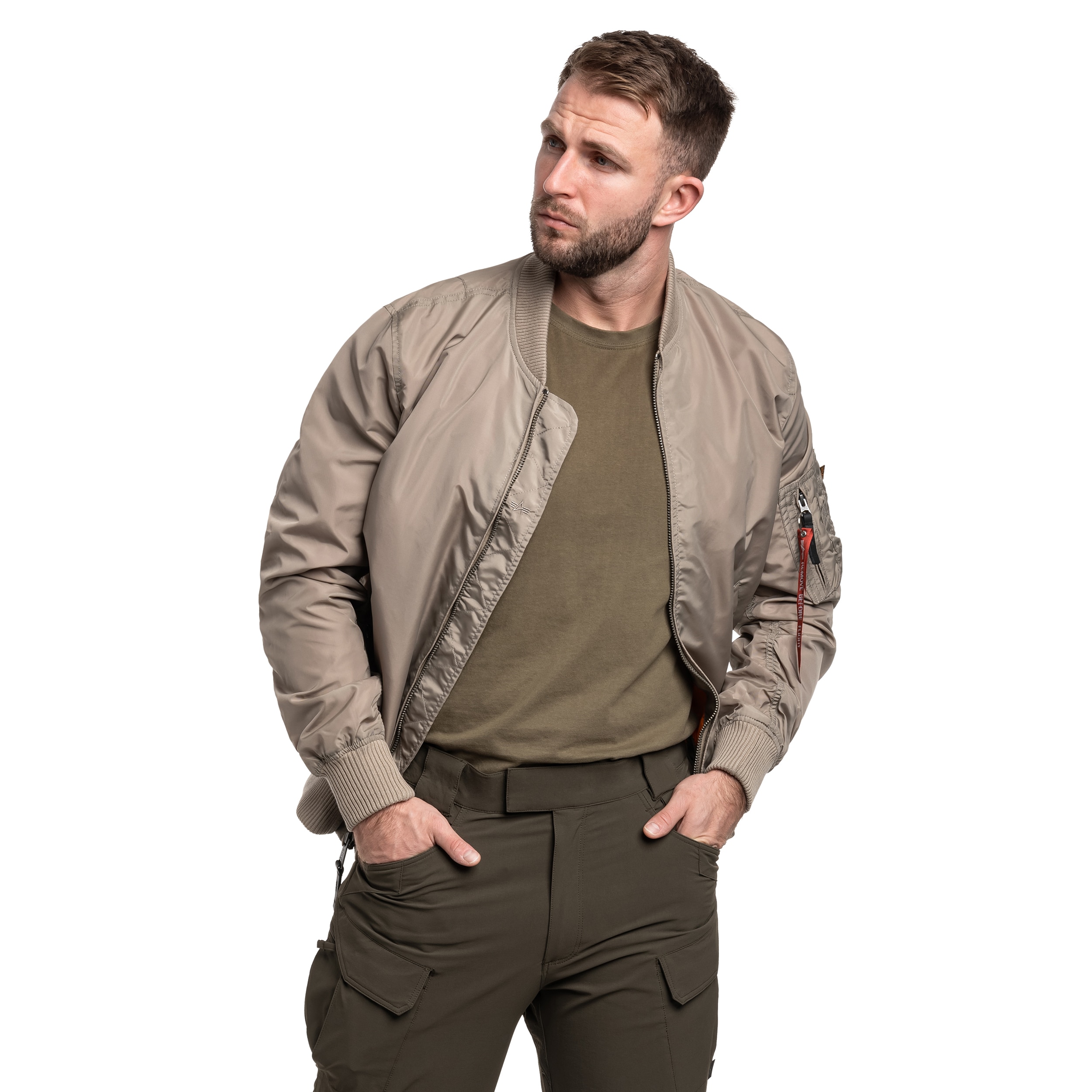 Kurtka Alpha Industries MA-1 TT Two Tone - Vintage Sand