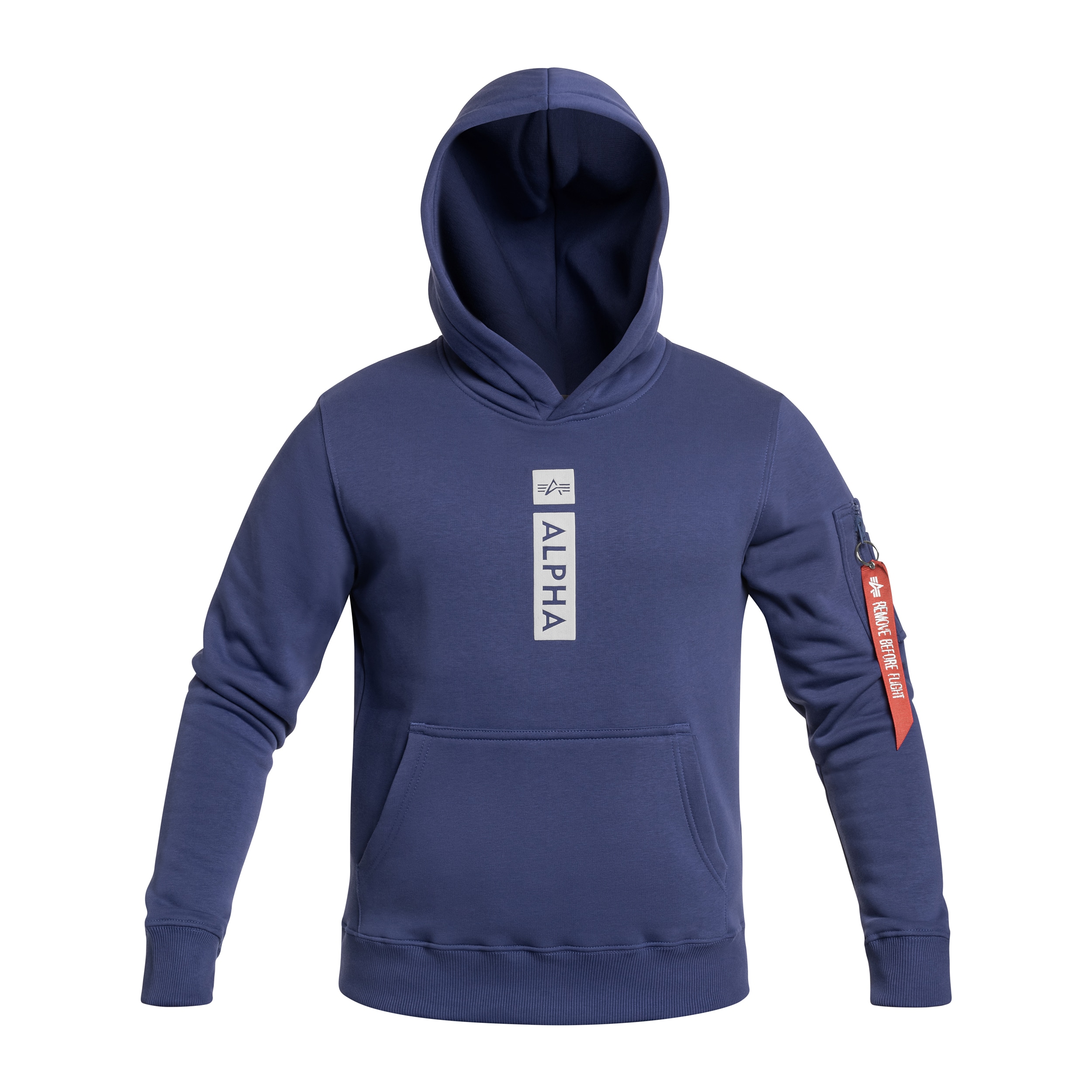 Bluza Alpha Industries Alpha Puff Print Hoodie - Night Purple