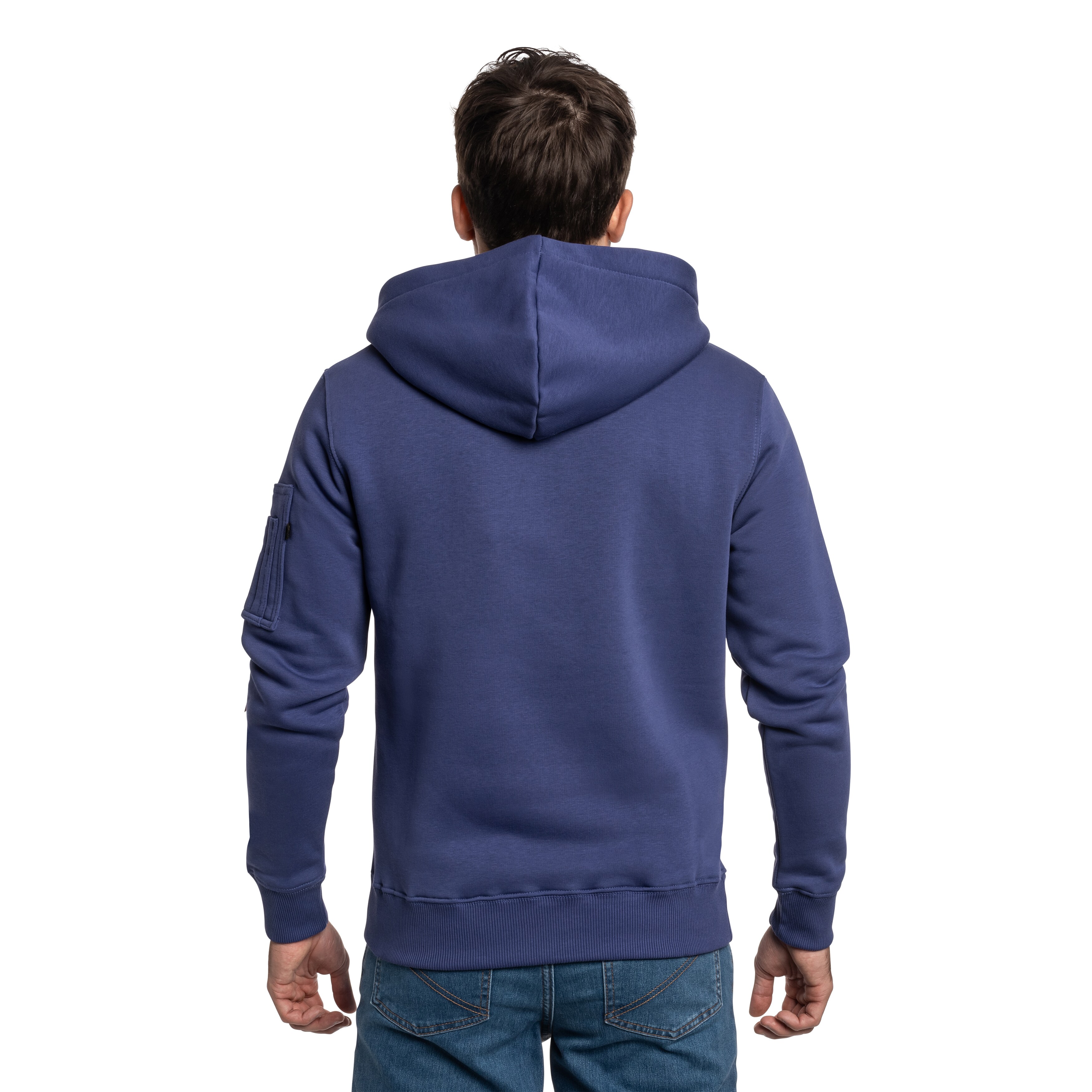 Bluza Alpha Industries Alpha Puff Print Hoodie - Night Purple