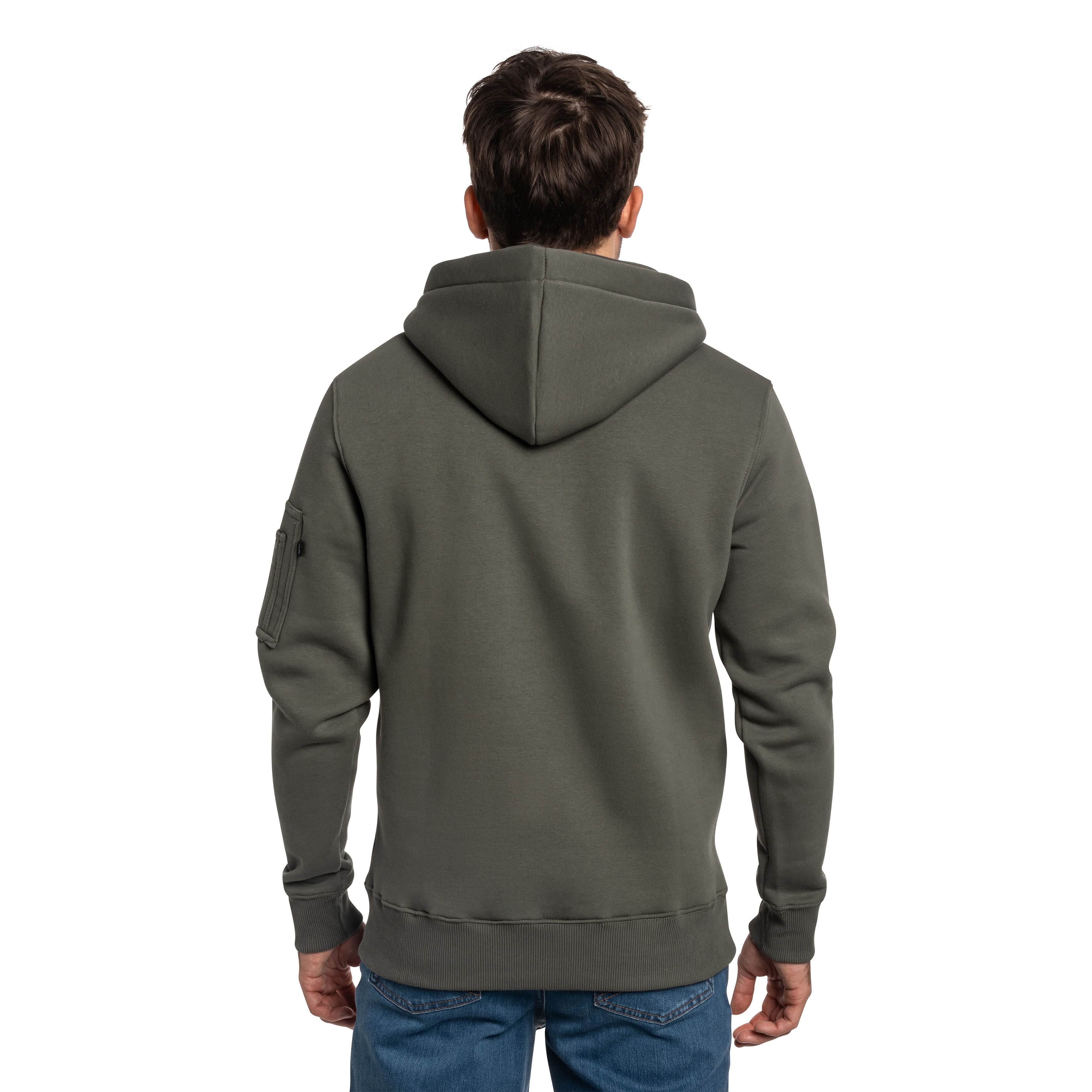 Bluza Alpha Industries Alpha Puff Print Hoodie - Dark Olive