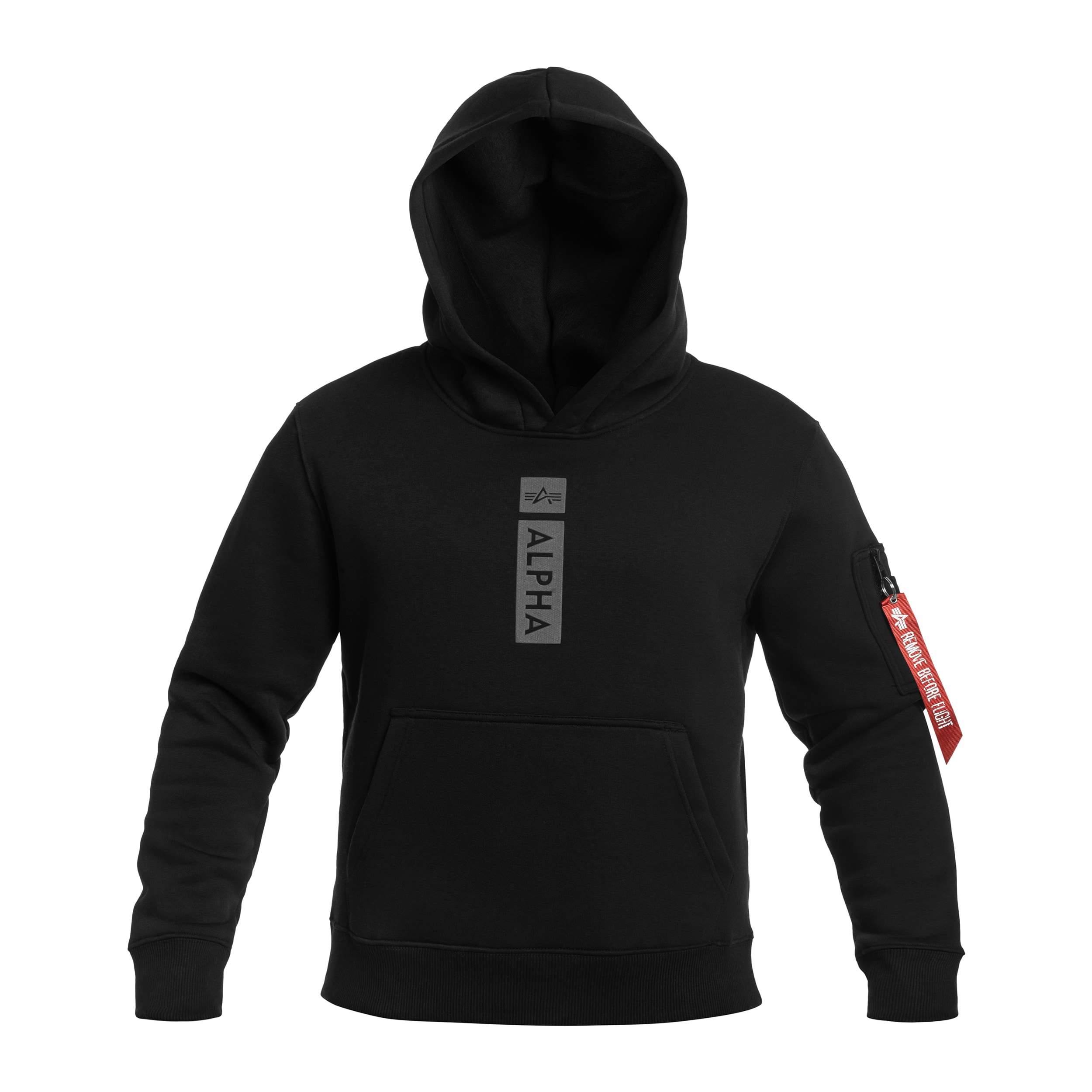 Кофта Alpha Industries Alpha Puff Print Hoodie - Black