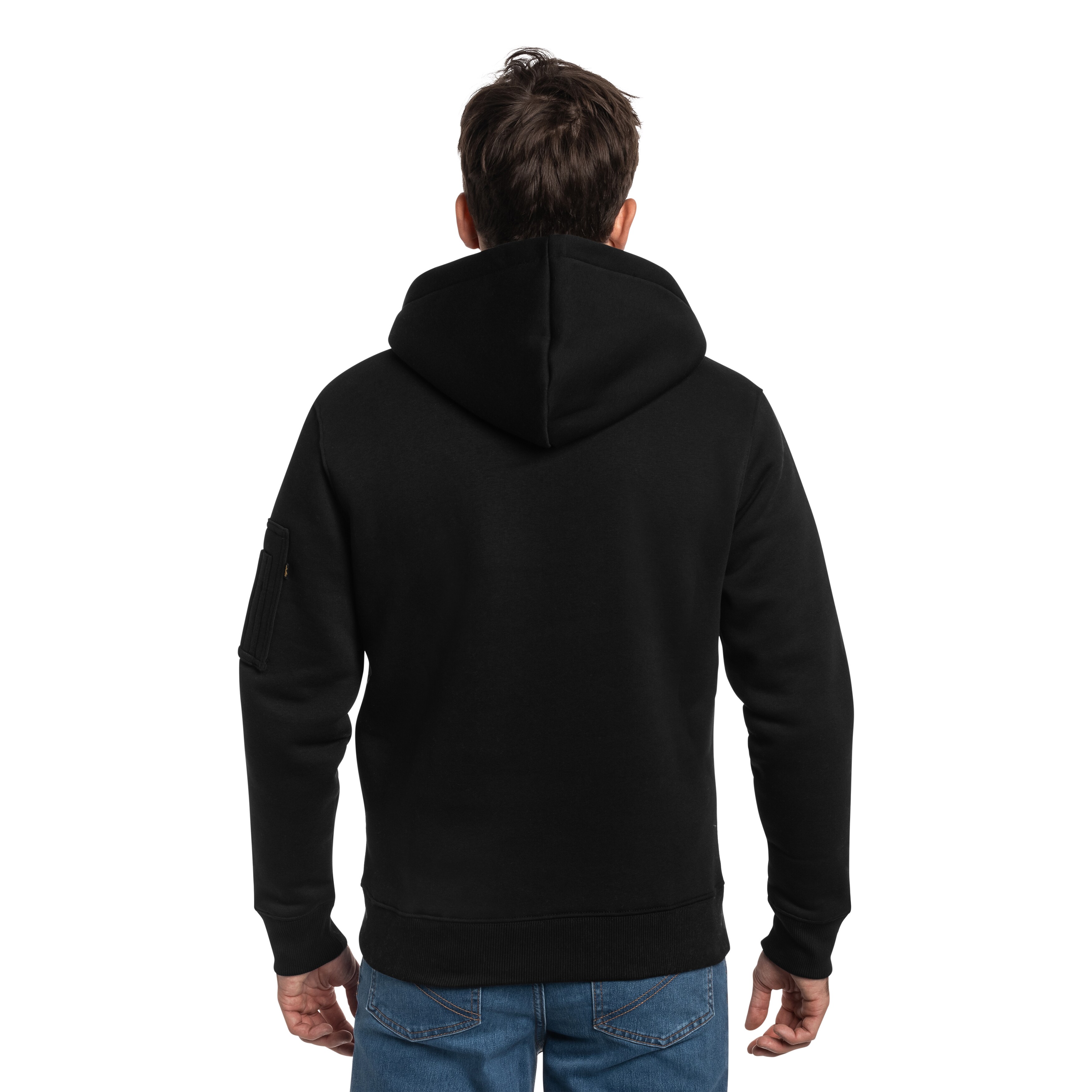 Bluza Alpha Industries Alpha Puff Print Hoodie - Black