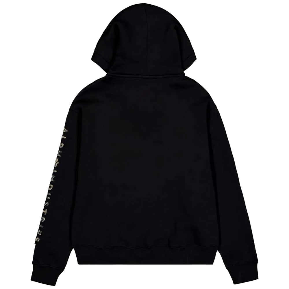 Bluza Alpha Industries Camo Sleeve Hoodie - Black