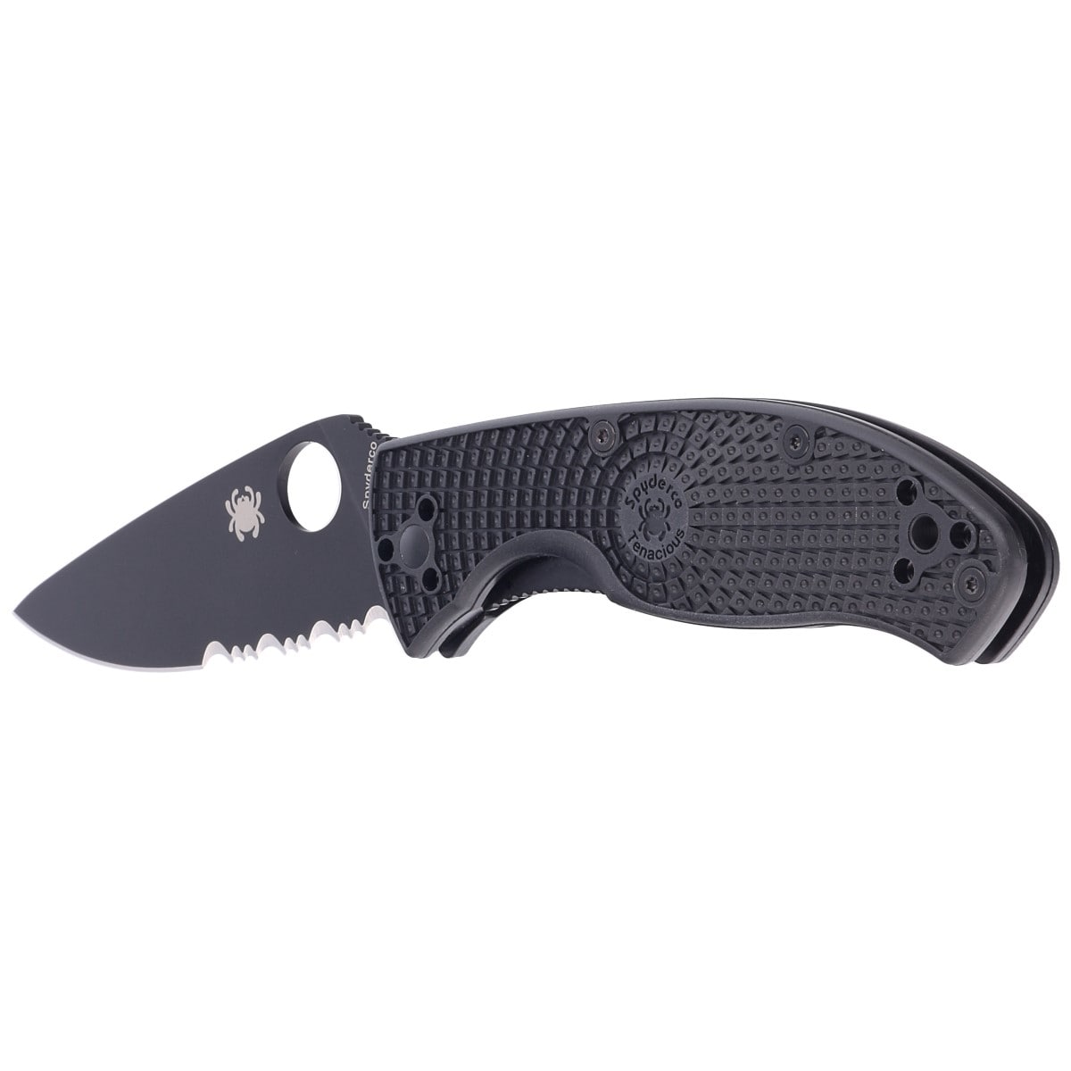 Складаний ніж Spyderco Tenacious FRN 8Cr13MoV - Black Blade Spyder