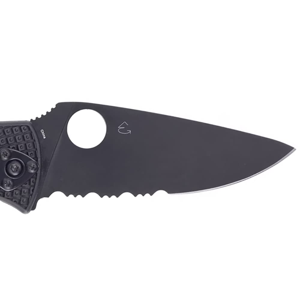 Складаний ніж Spyderco Tenacious FRN 8Cr13MoV - Black Blade Spyder
