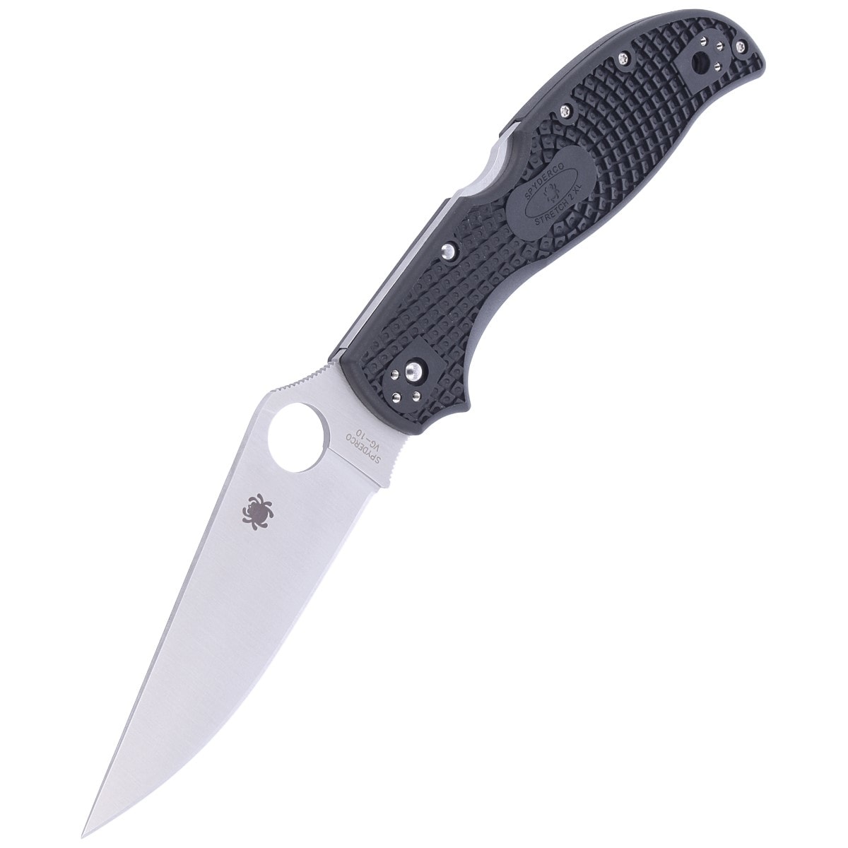 Spyderco Stretch 2 XL VG-10 Folding Knife - Black