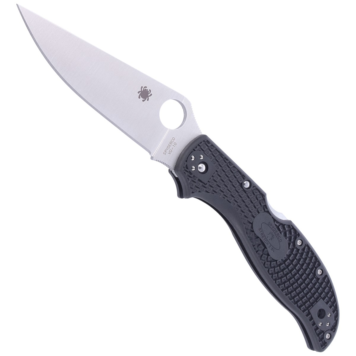 Spyderco Stretch 2 XL VG-10 Folding Knife - Black