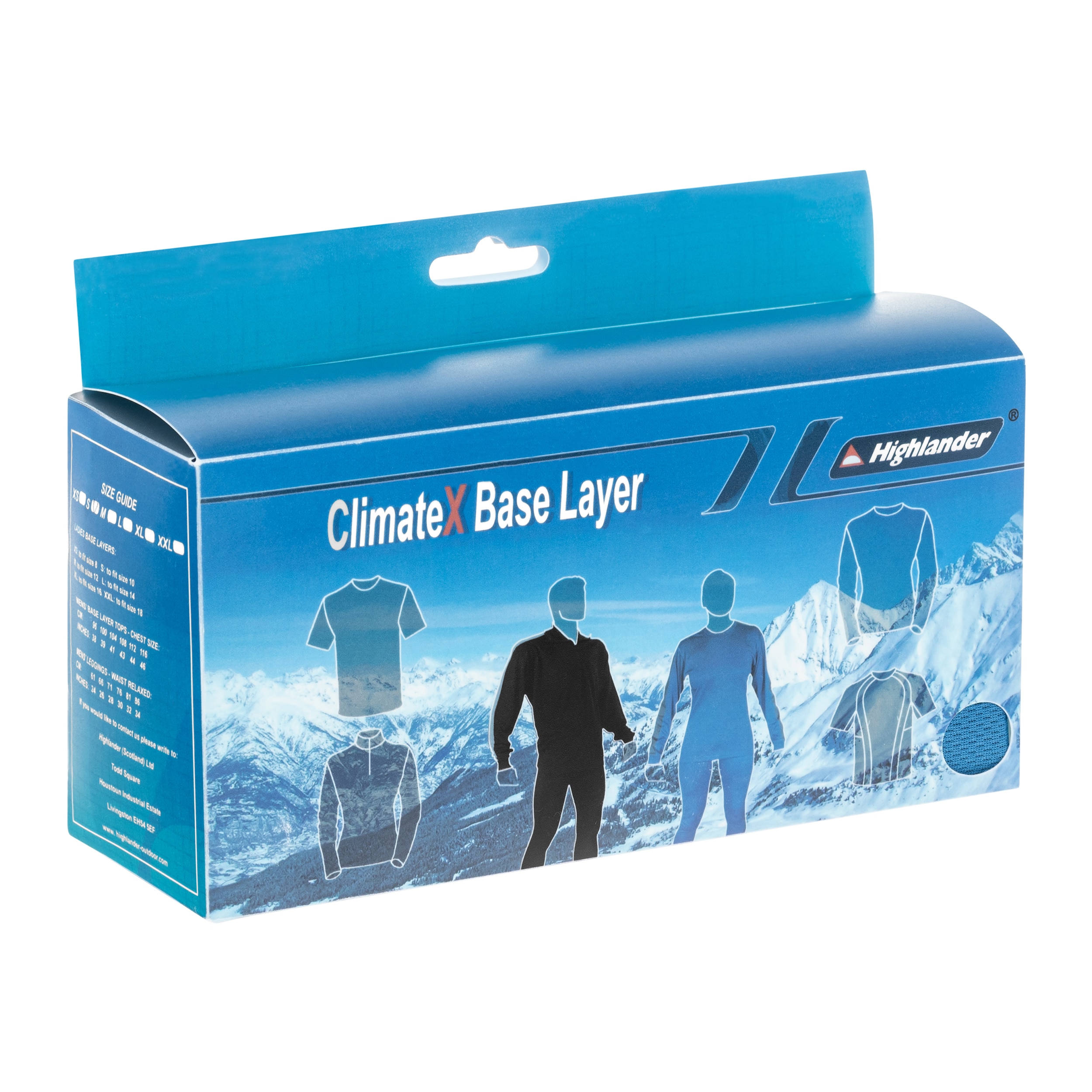 Koszulka termoaktywna damska Highlander Outdoor Long Sleeve Climate-X - Blue