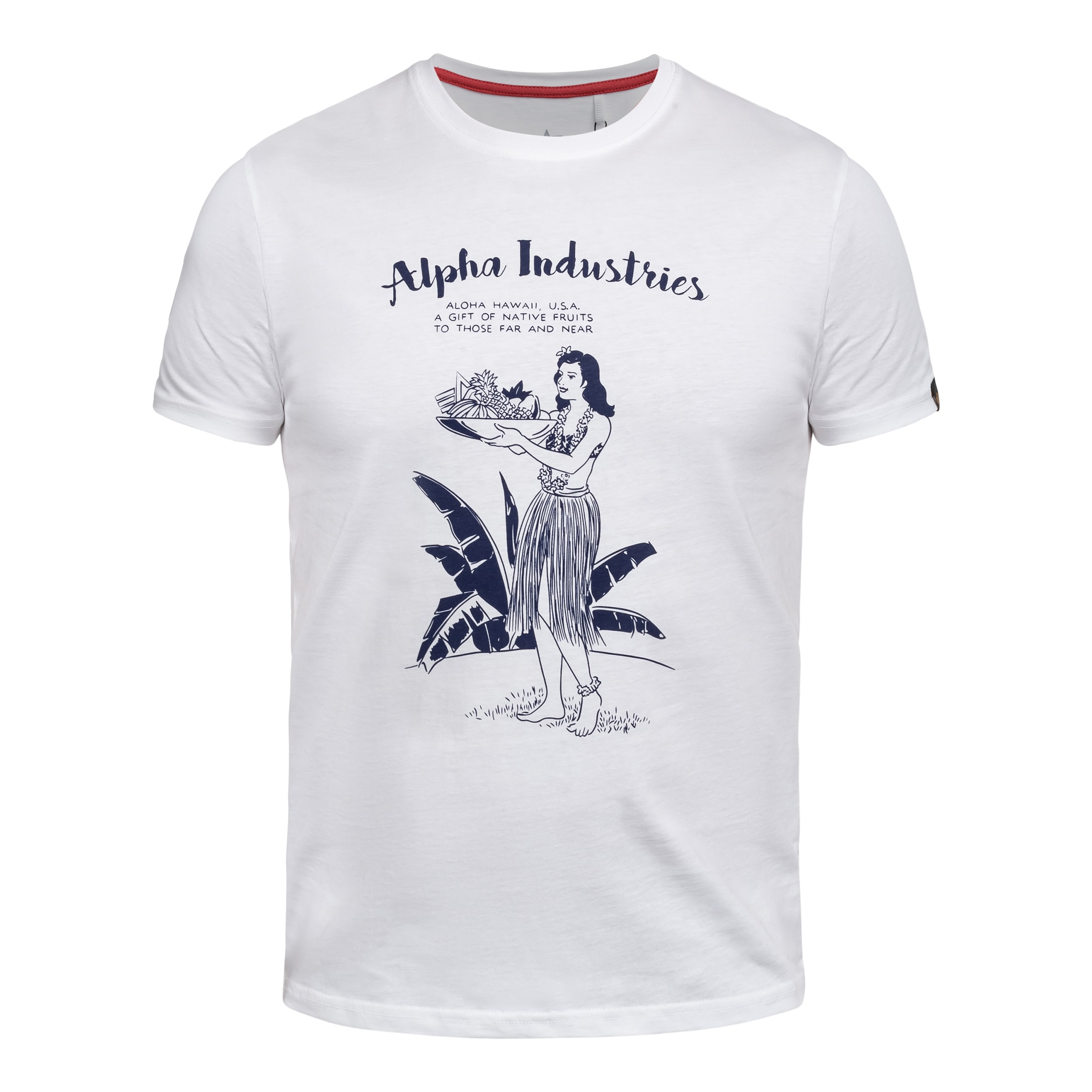 Koszulka T-shirt Alpha Industries Hawaii - White