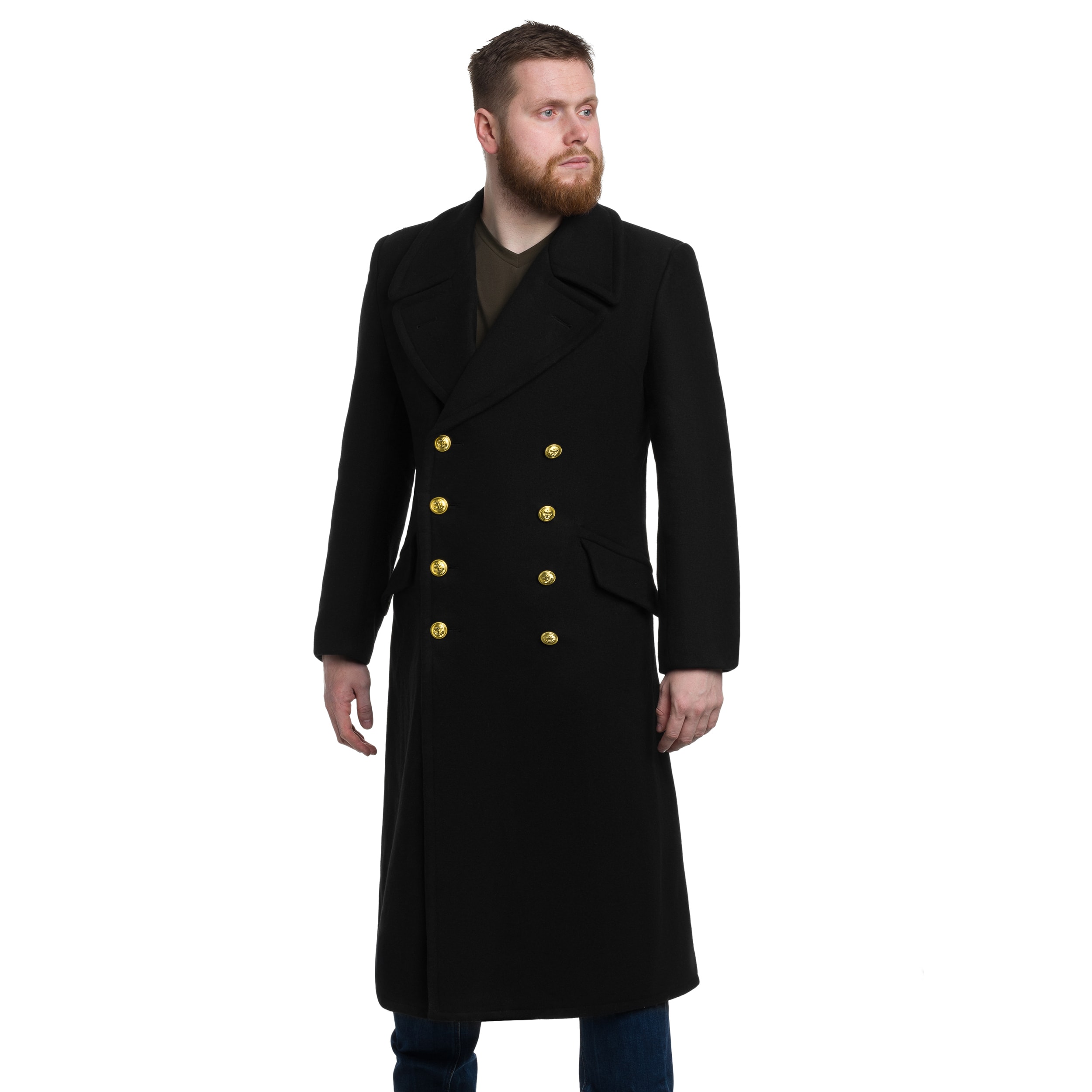 Płaszcz Mil-Tec German Navy Wool - Black