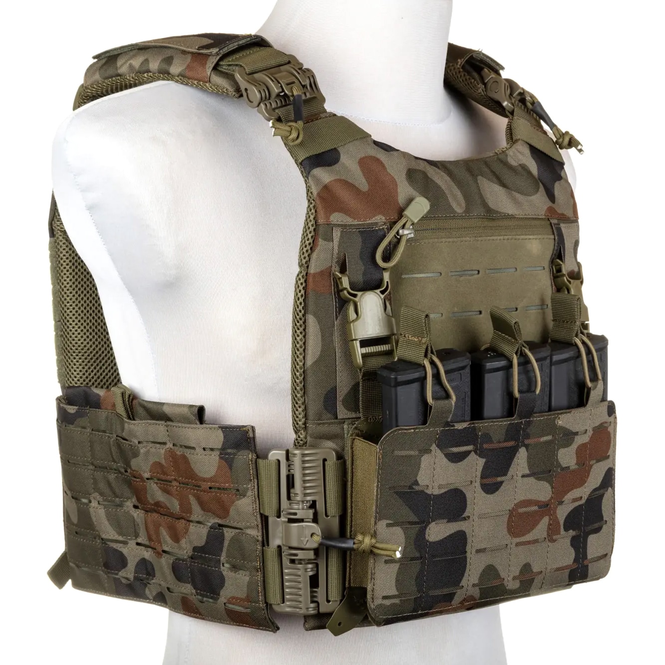 Плитоноска Specna Arms QR Tactical Plate Carrier - wz.93 Pantera PL Woodland