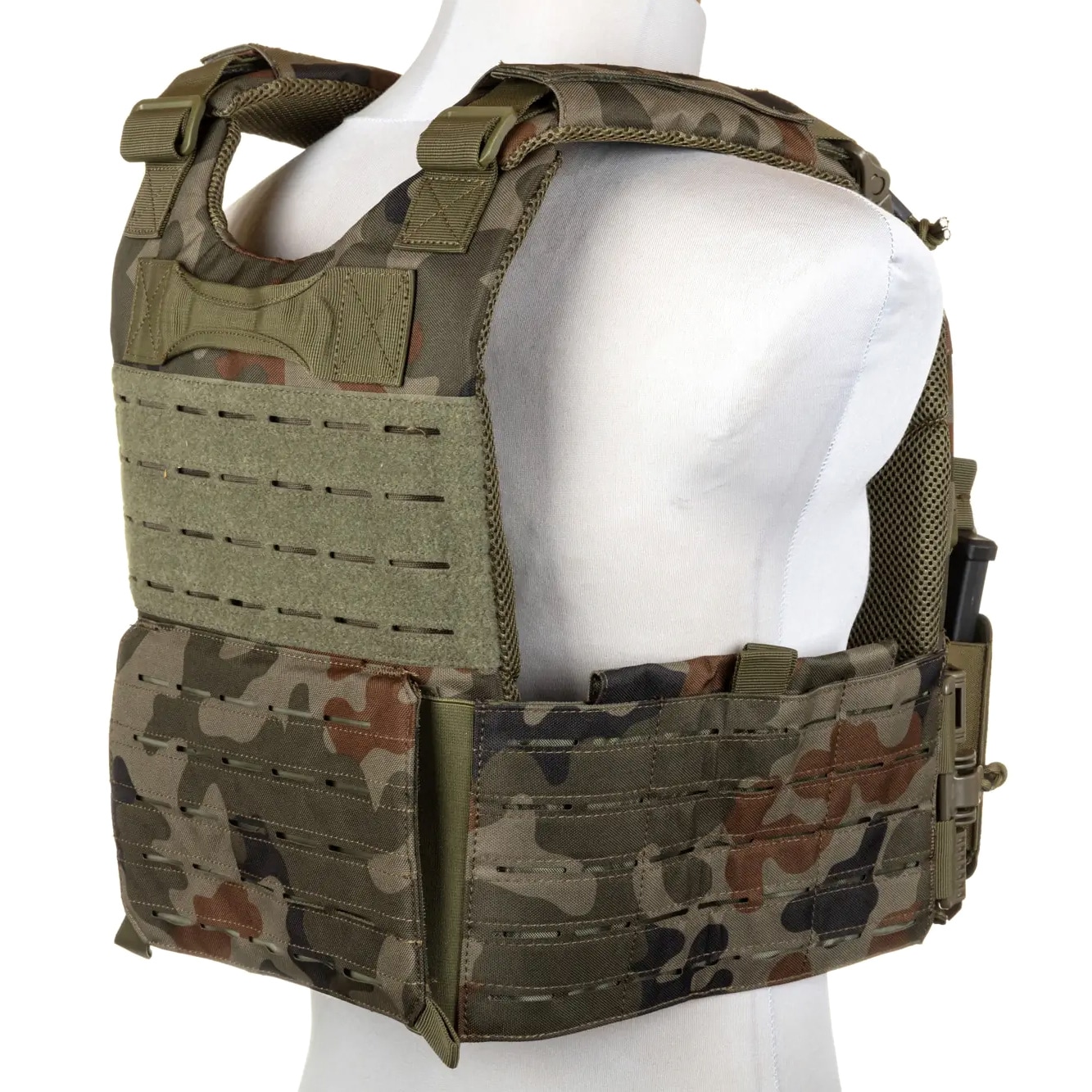 Плитоноска Specna Arms QR Tactical Plate Carrier - wz.93 Pantera PL Woodland