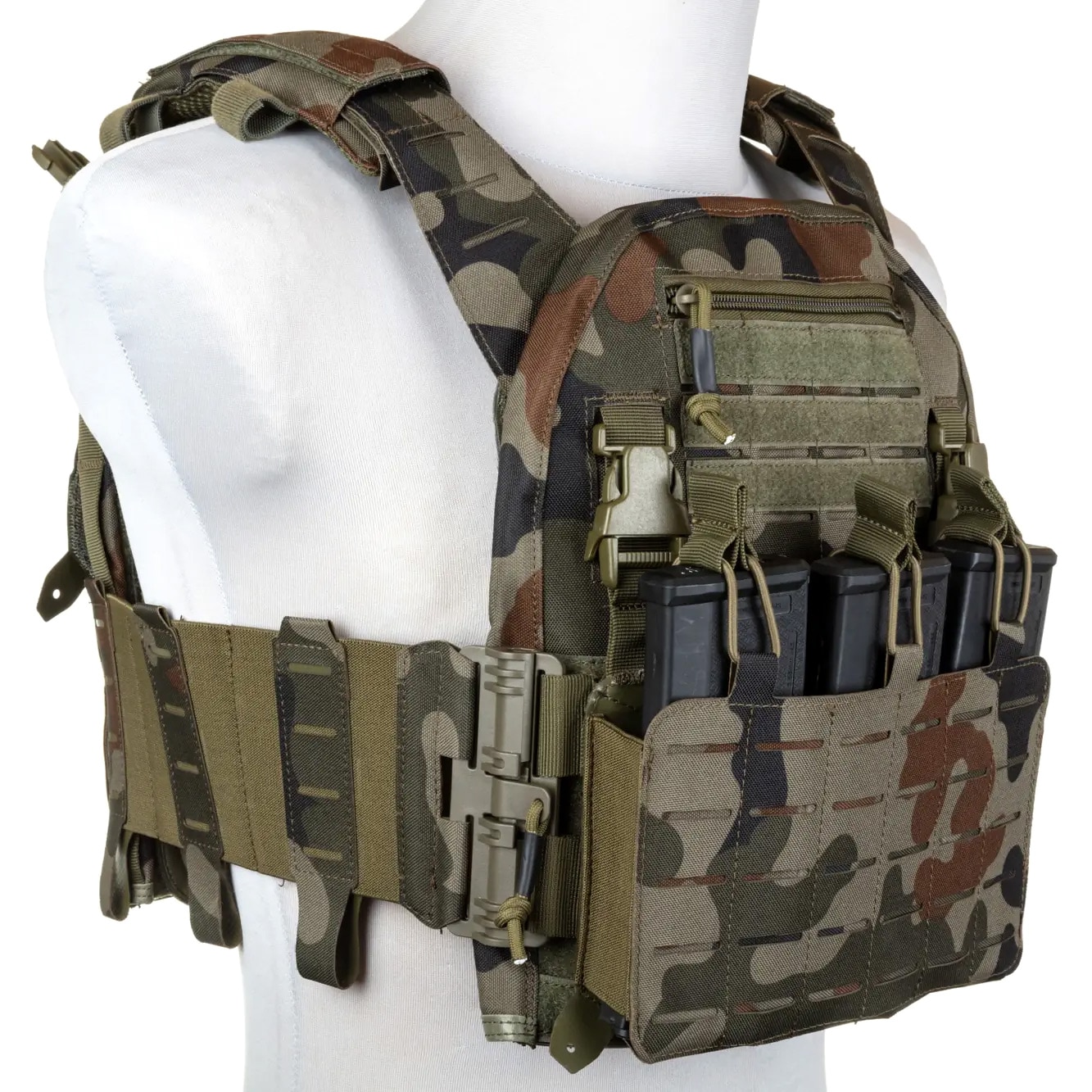 Kamizelka taktyczna Specna Arms QR II Tactical Plate Carrier - wz.93 Pantera PL Woodland
