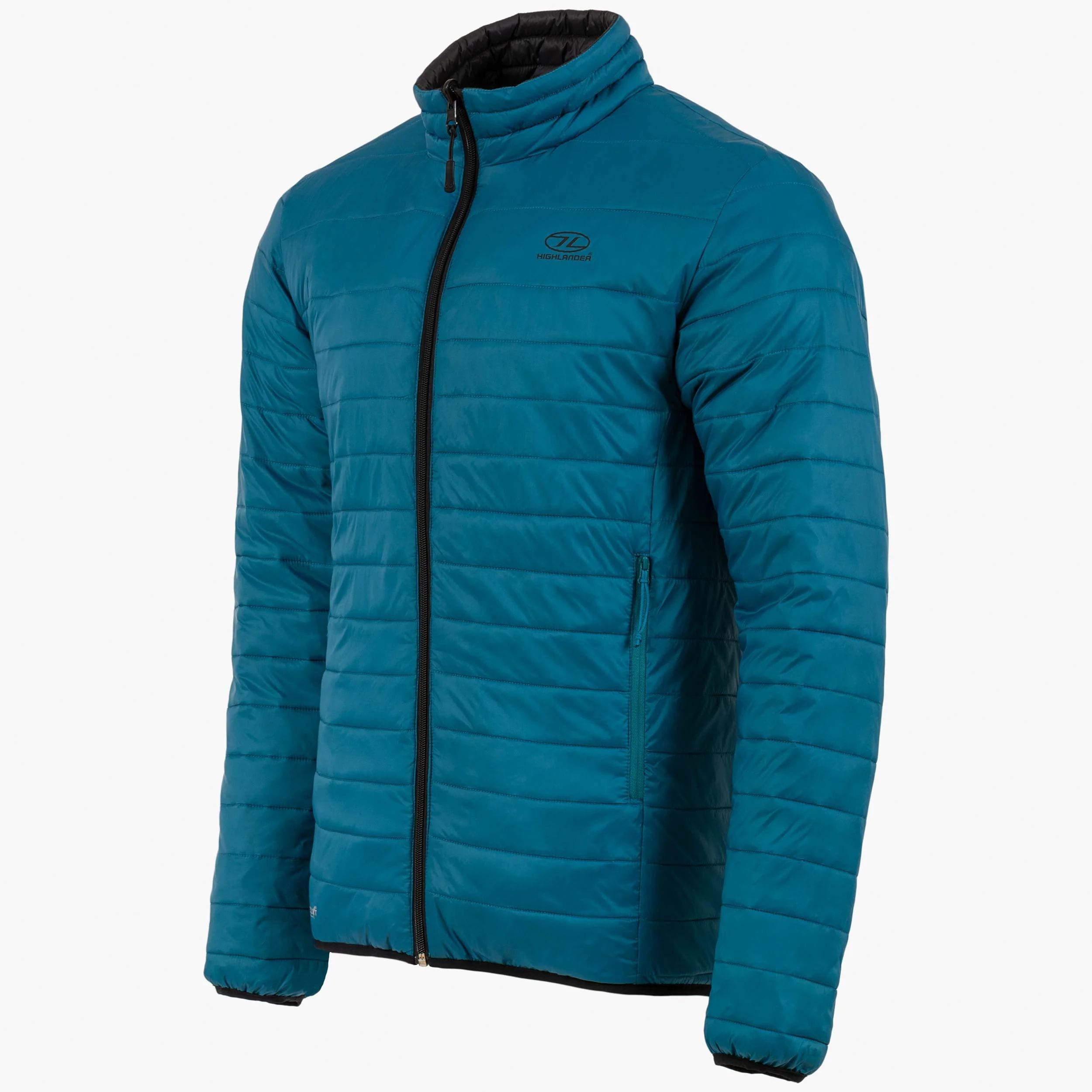 Kurtka Highlander Coll Reversible Winter Jacket - Black/Petrol
