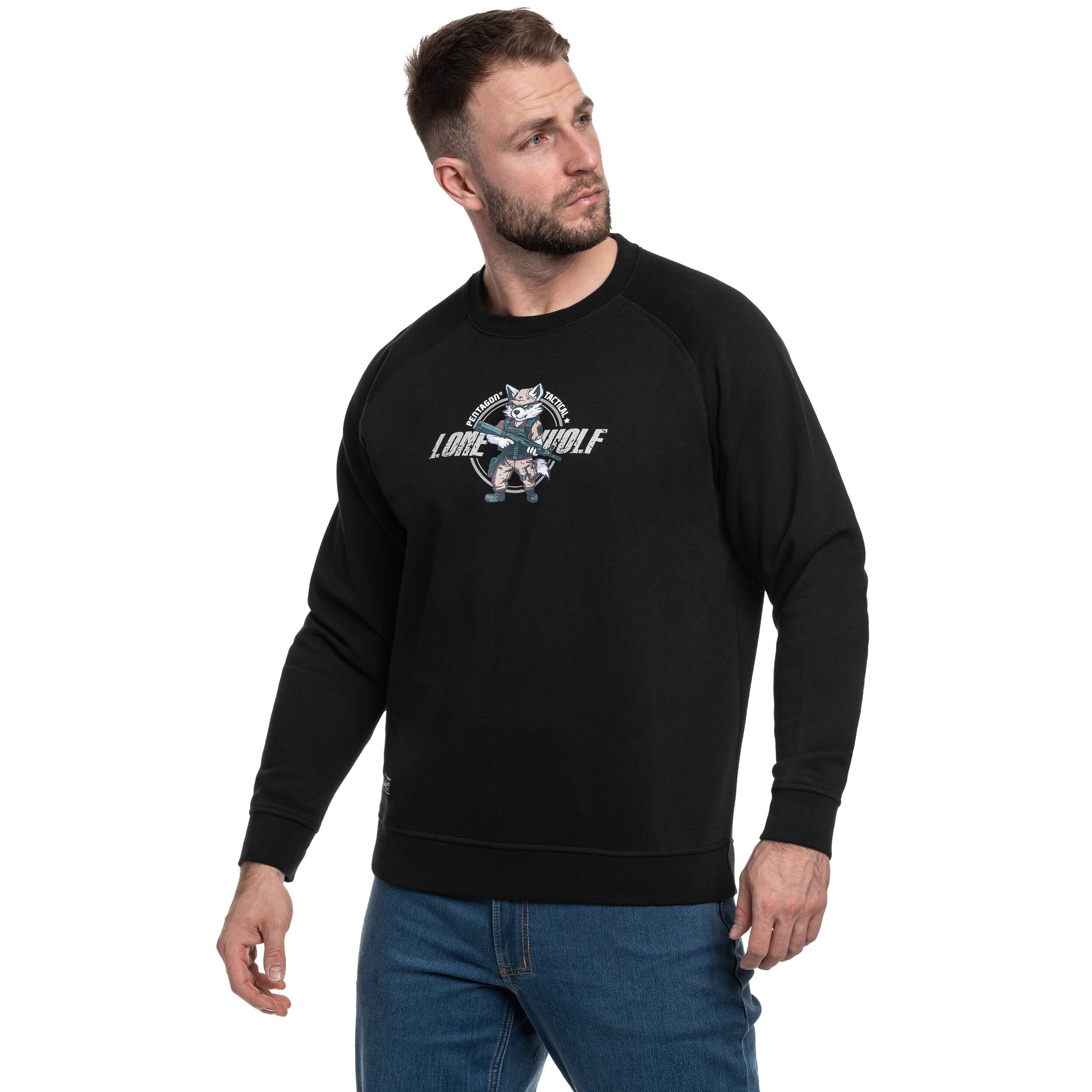 Bluza Pentagon Hawk Lone Wolf - Black