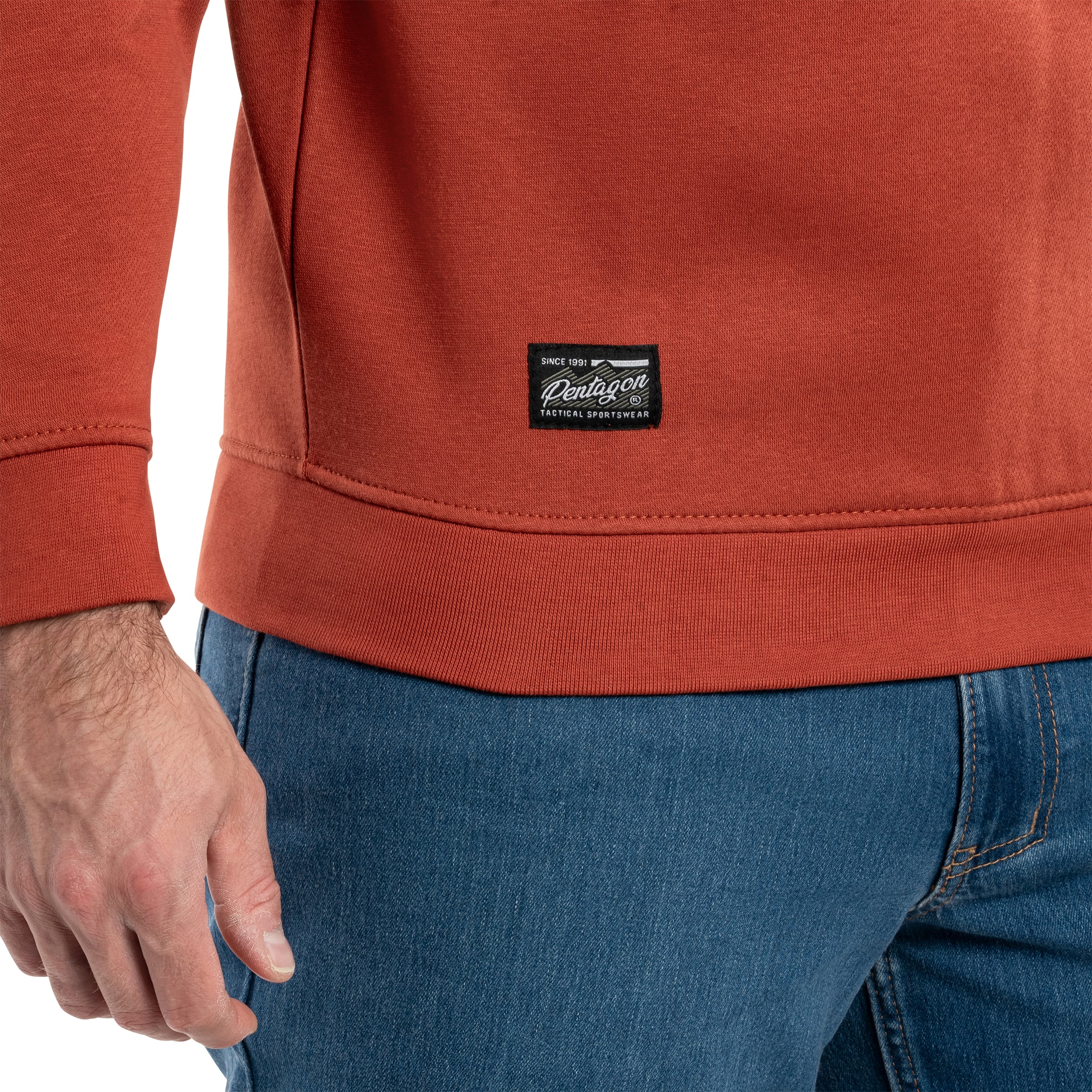 Bluza Pentagon Hawk Lone Wolf - Maroon Red