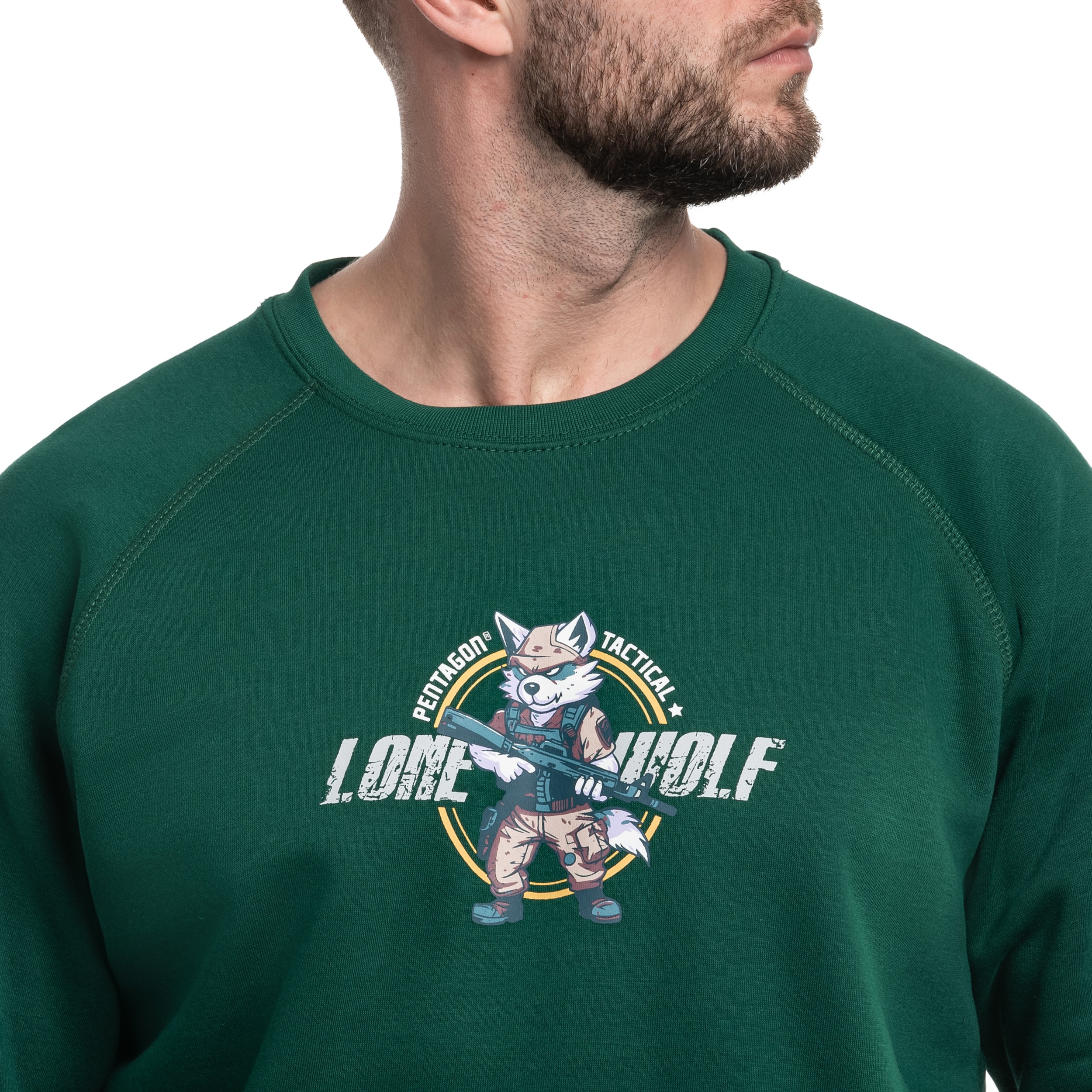 Bluza Pentagon Hawk Lone Wolf - Springbok Green
