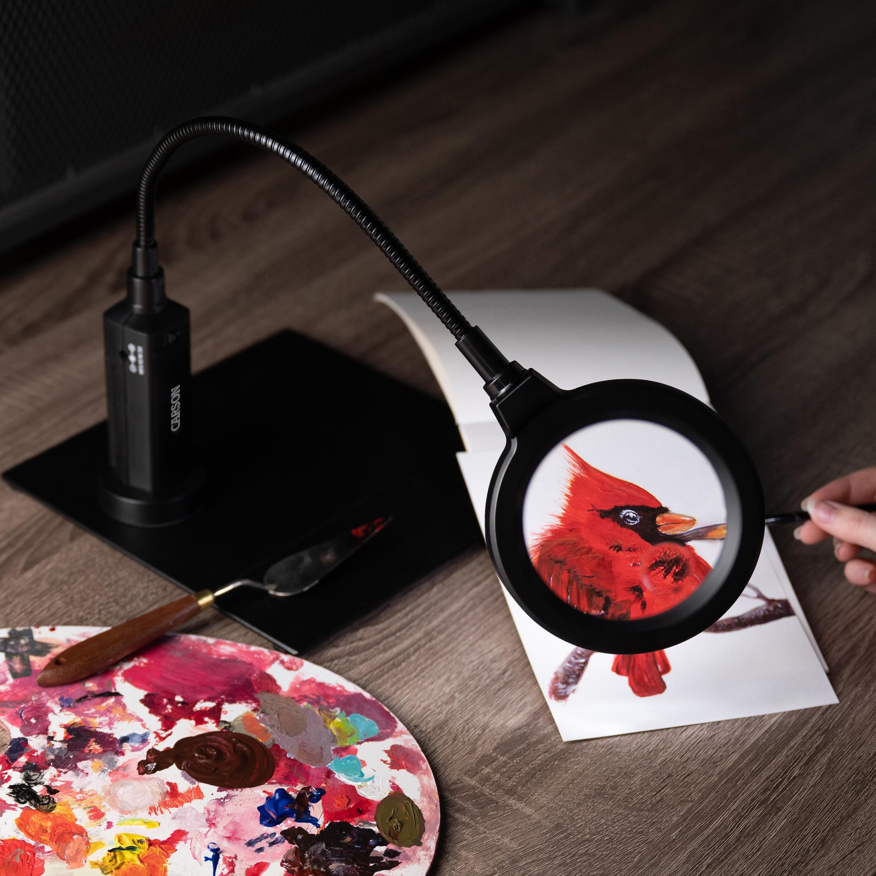 Lupa Carson MagniFlex Pro 2x/4x z podświetleniem LED