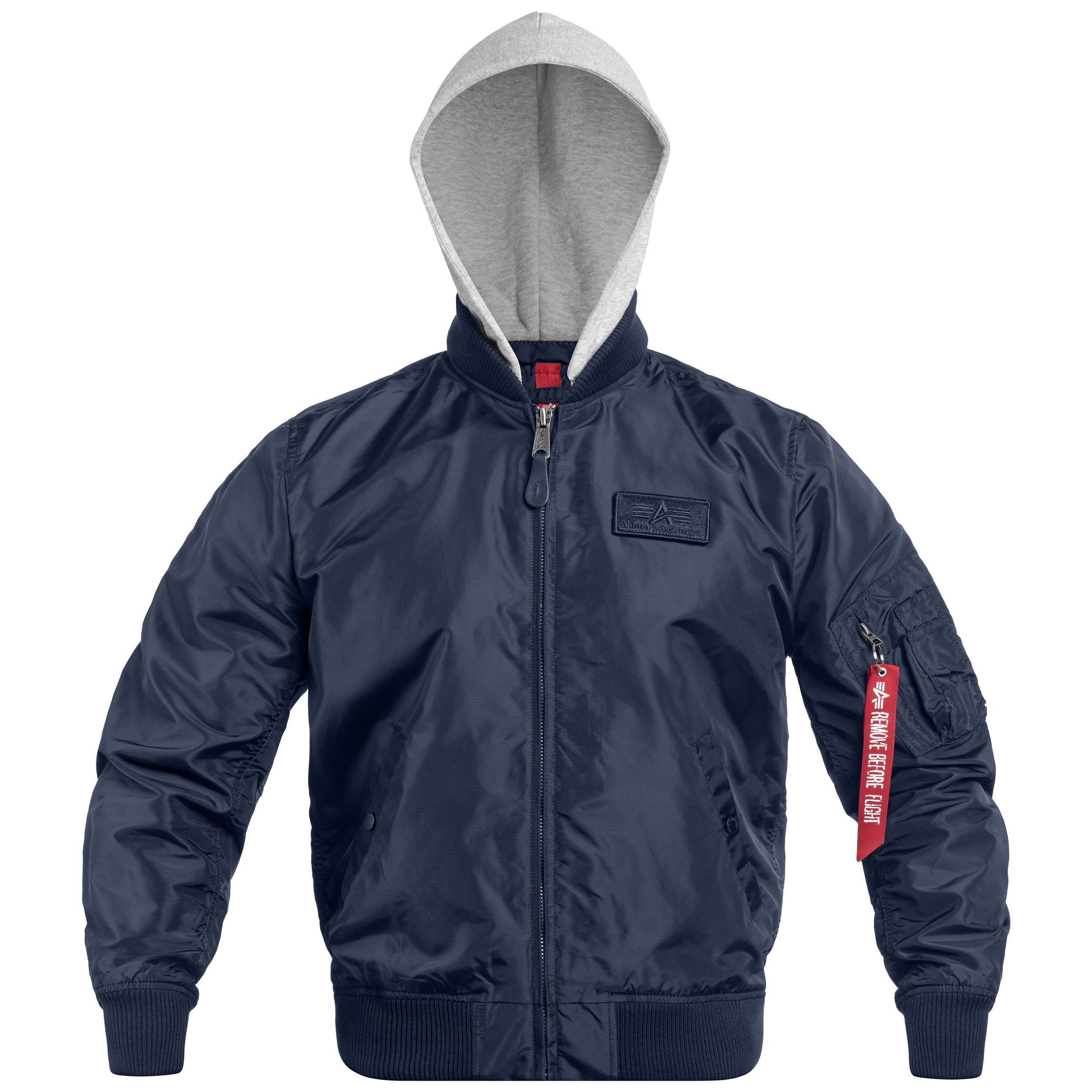 Kurtka Alpha Industries MA-1 TT Hood - Replica Blue