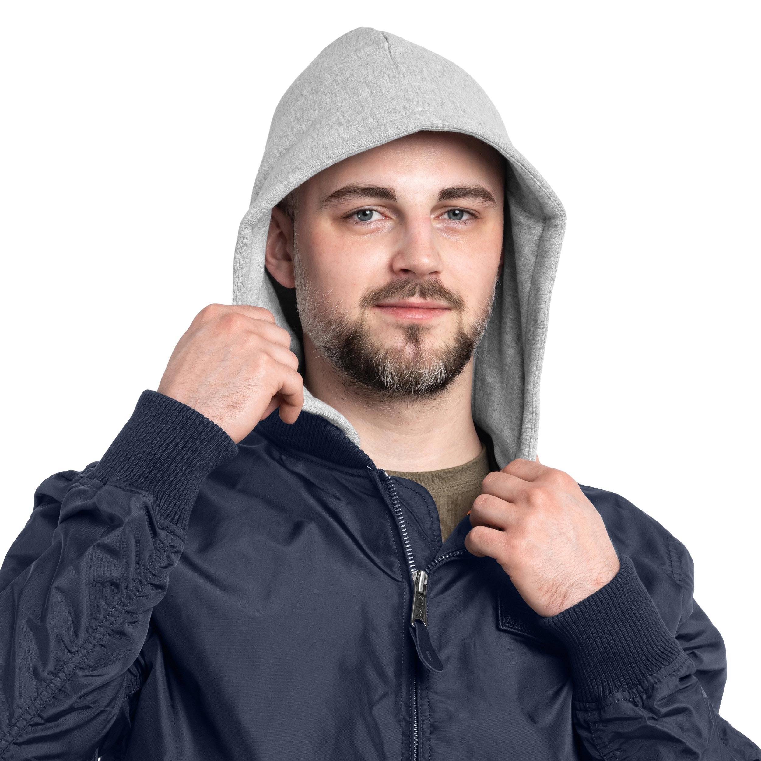 Kurtka Alpha Industries MA-1 TT Hood - Replica Blue