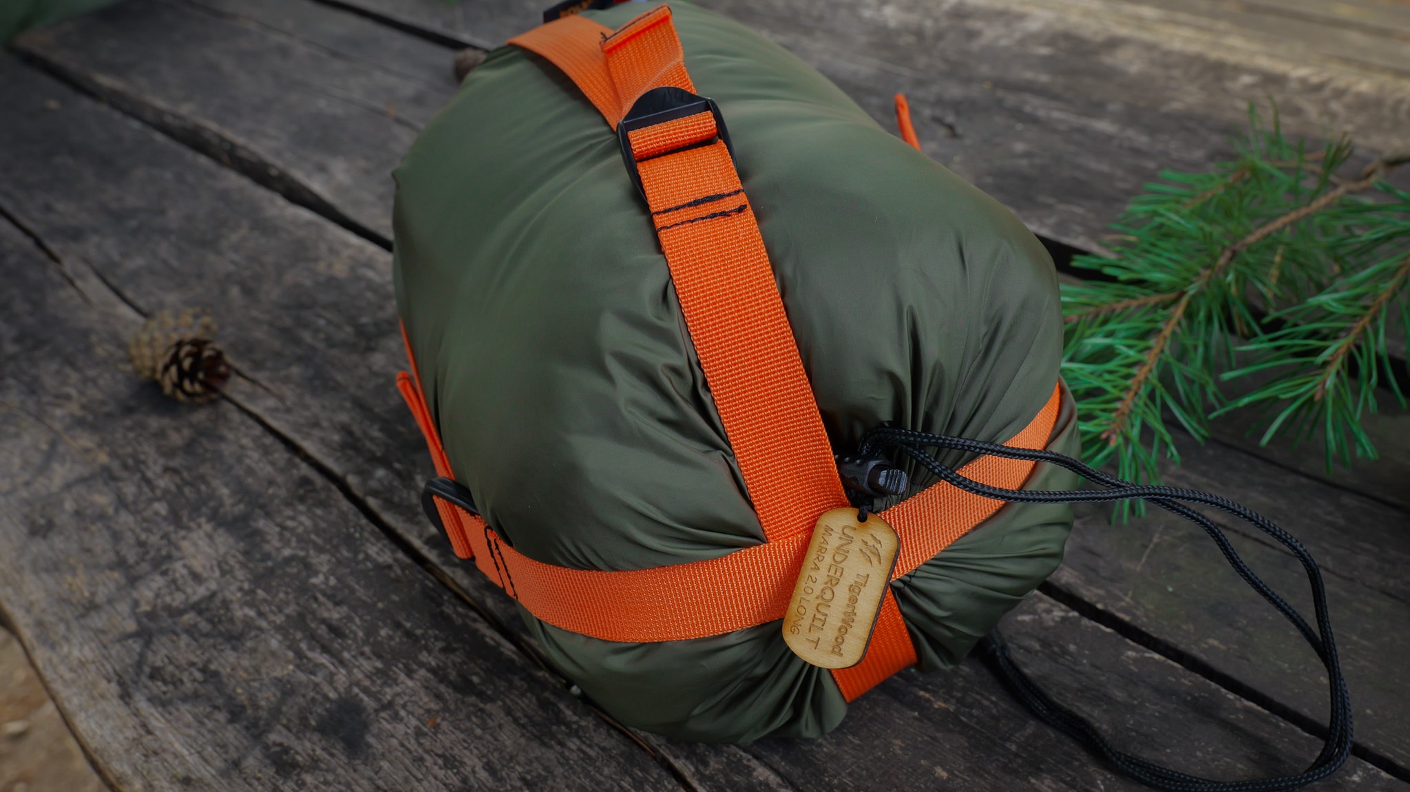 Podpinka hamakowa TigerWood Underquilt Marra 2.0 230 cm - Rescue/Olive