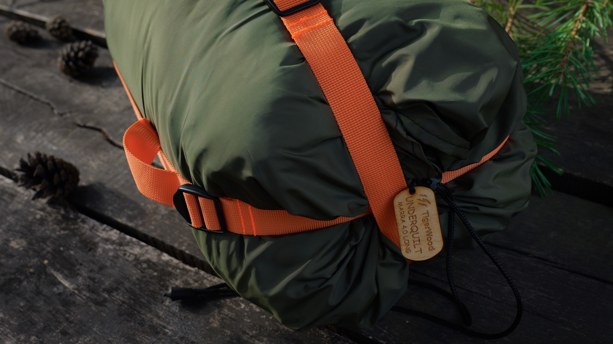 Podpinka hamakowa TigerWood Underquilt Marra 4.0 200 cm - Rescue/Olive
