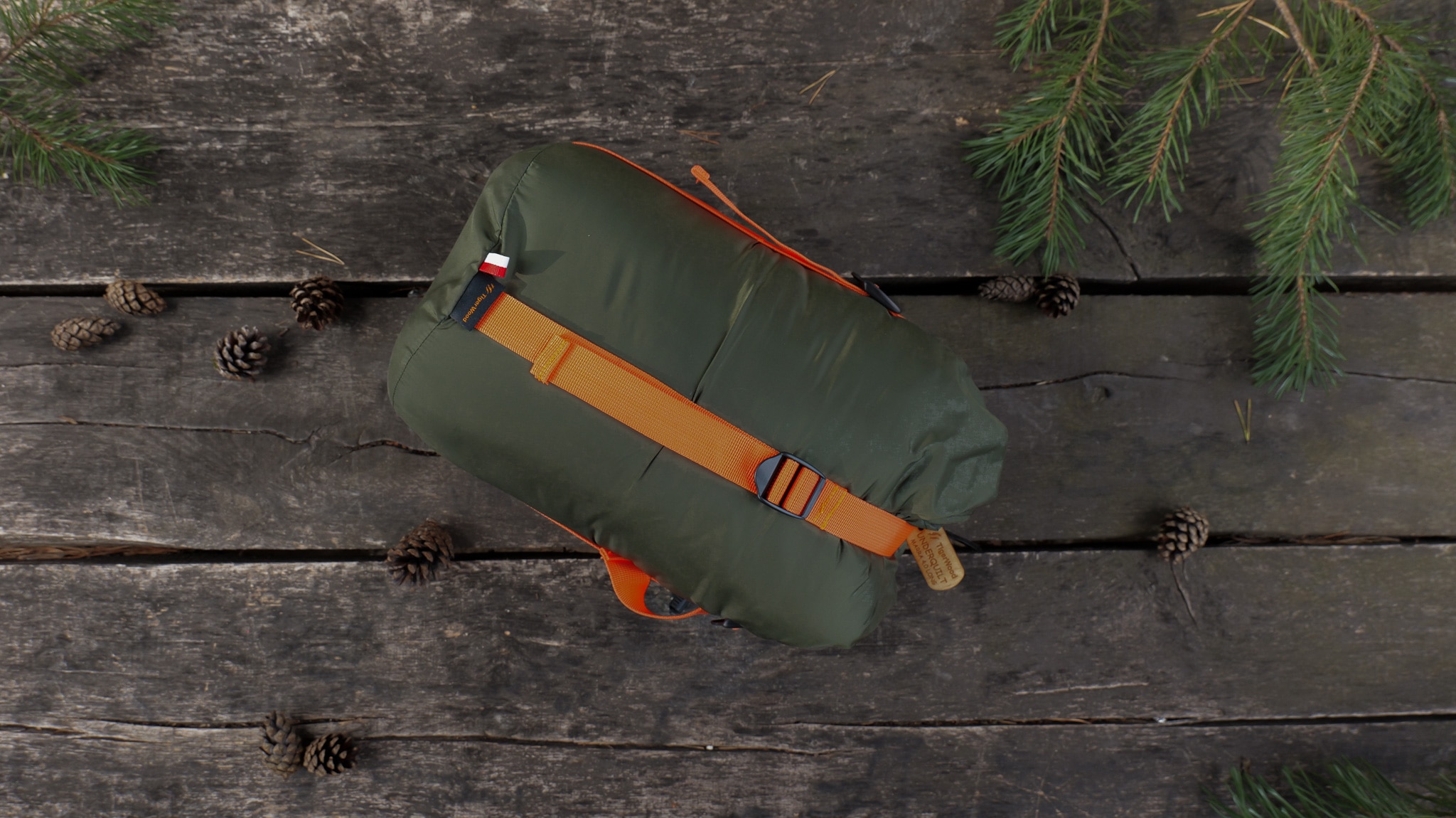 Podpinka hamakowa TigerWood Underquilt Marra 4.0 200 cm - Rescue/Olive