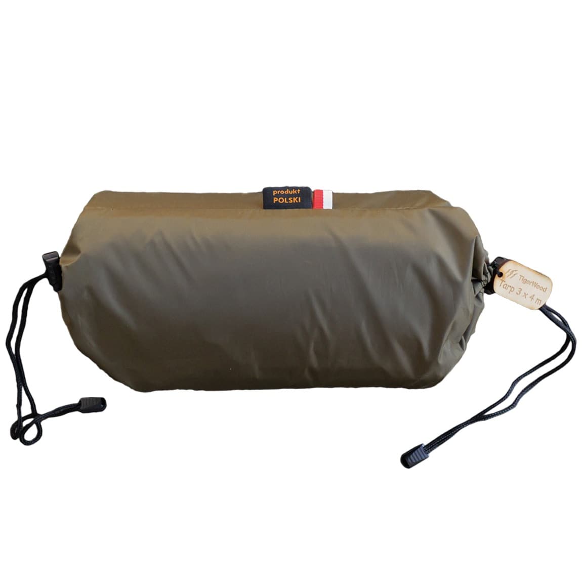 Płachta biwakowa TigerWood Tarp T2 3 x 3 m - Dark Khaki