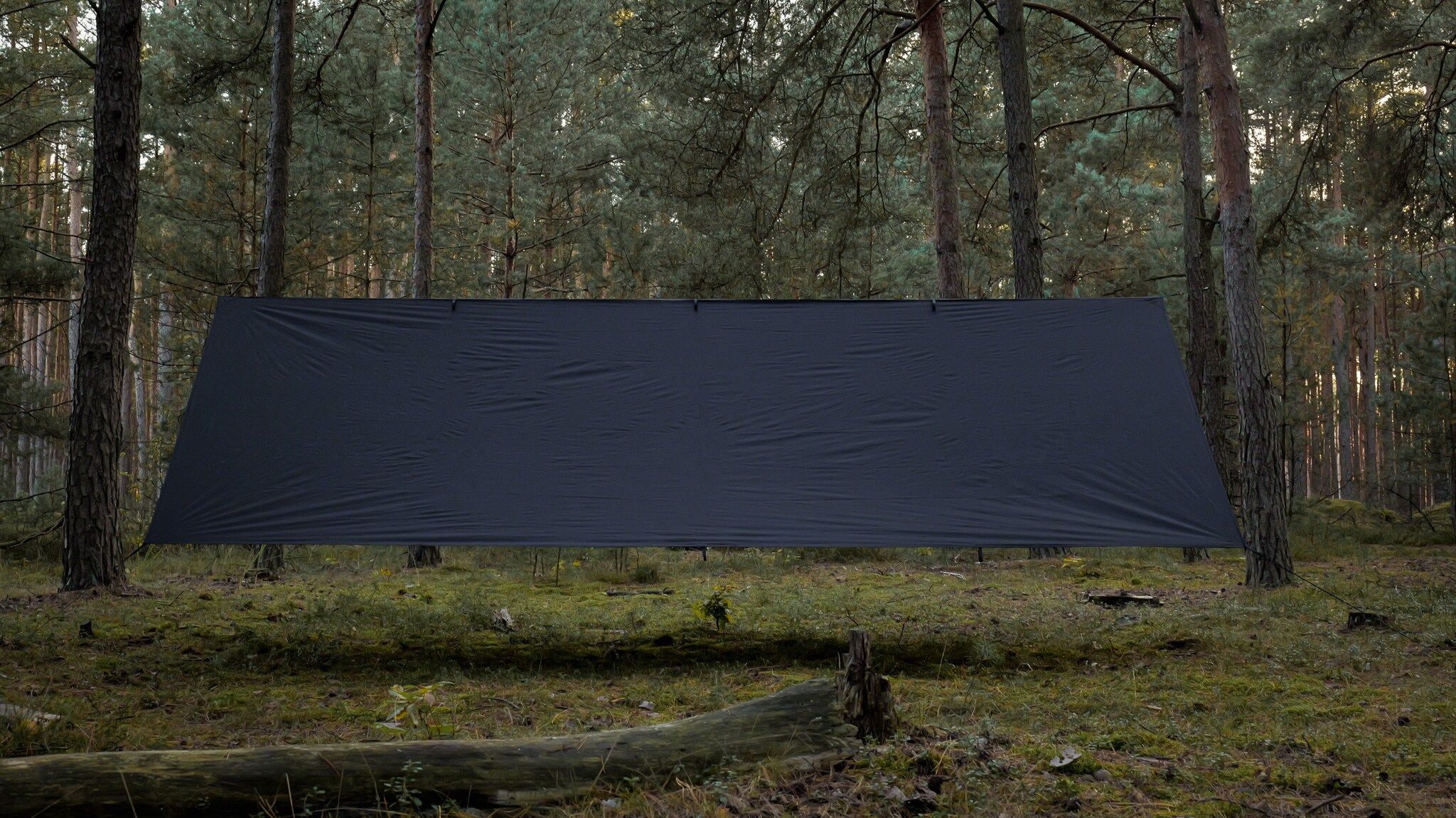 Płachta biwakowa TigerWood Tarp T2 3 x 4 m - Black