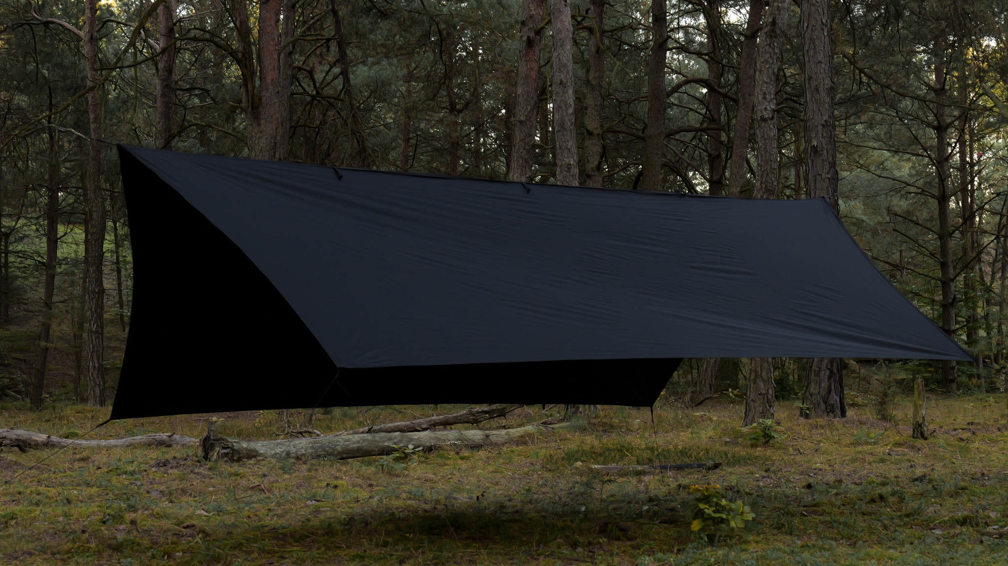 Płachta biwakowa TigerWood Termo Tarp T2 StingRay 3,6 x 2,8 m - Black