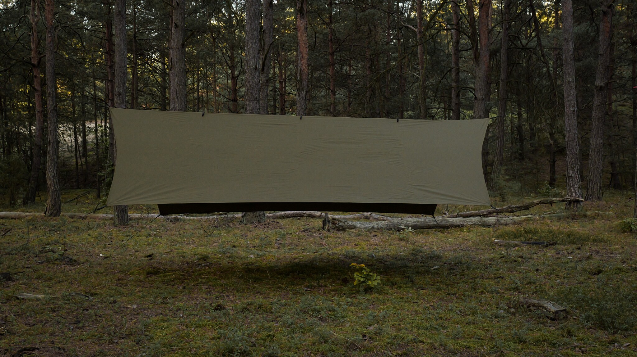 Płachta biwakowa TigerWood Termo Tarp T2 StingRay 3,6 x 2,8 m - Khaki