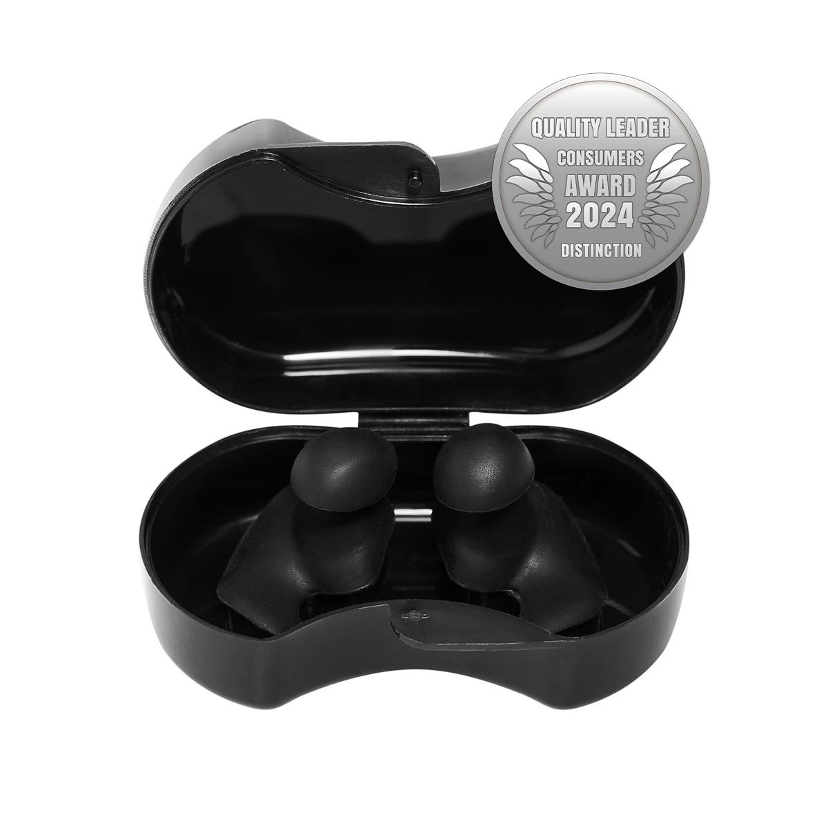Zatyczki do uszu Nils Aqua NQAW60 Silikonowe - Black