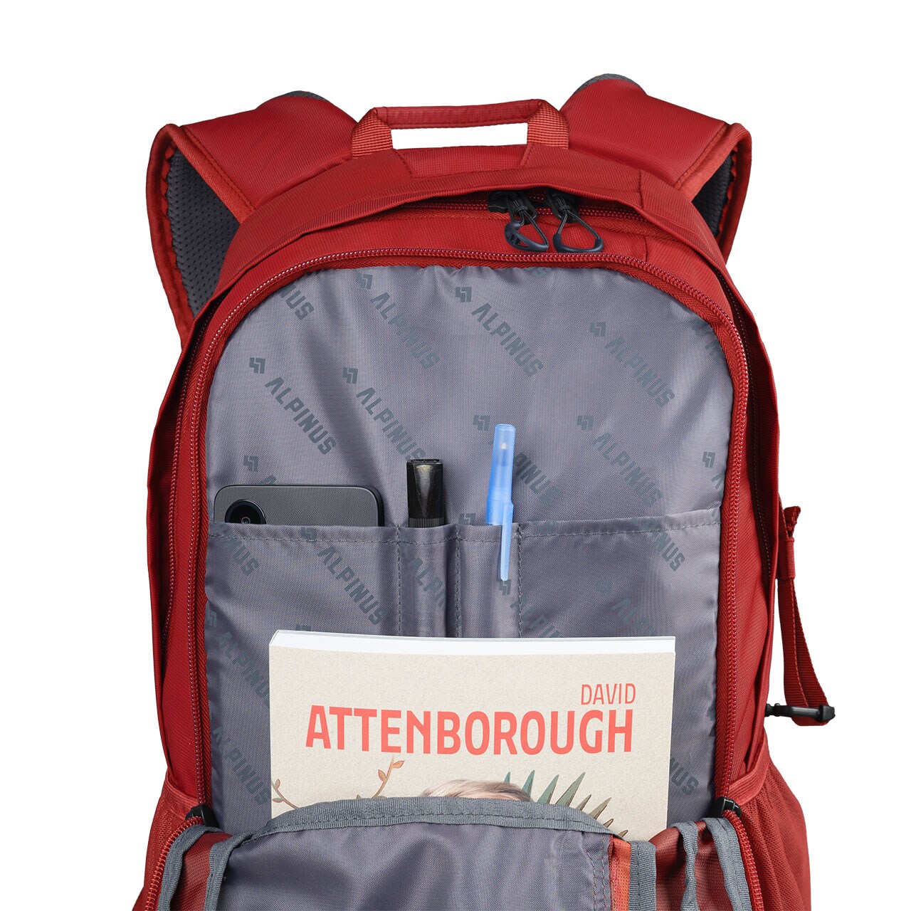 Plecak Alpinus Teide 24 l - Red/Black