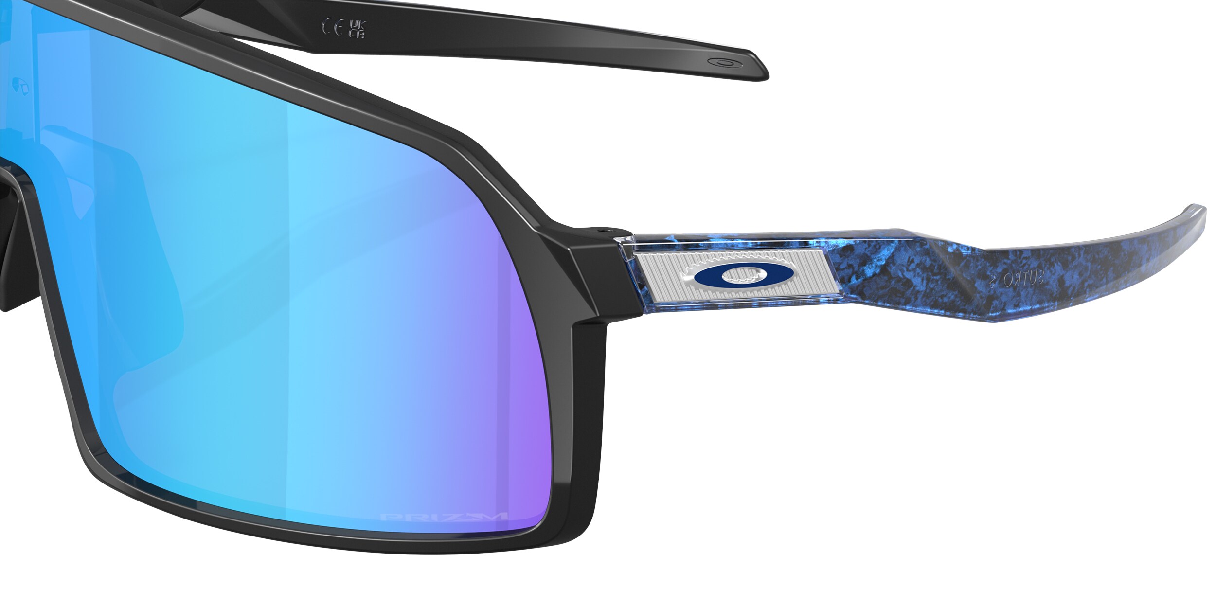 Okulary przeciwsłoneczne Oakley Sutro S - Matte Black/ Prizm Sapphire