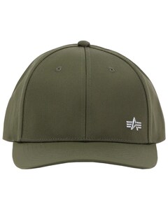 Бейсболка Alpha Industries Metal Label Cap - Dark Olive Бейсболка Alpha Industries Metal Label Cap - Dark Olive