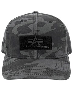 Бейсболка Alpha Industries Velcro Cap - Black Camo Бейсболка Alpha Industries Velcro Cap - Black Camo