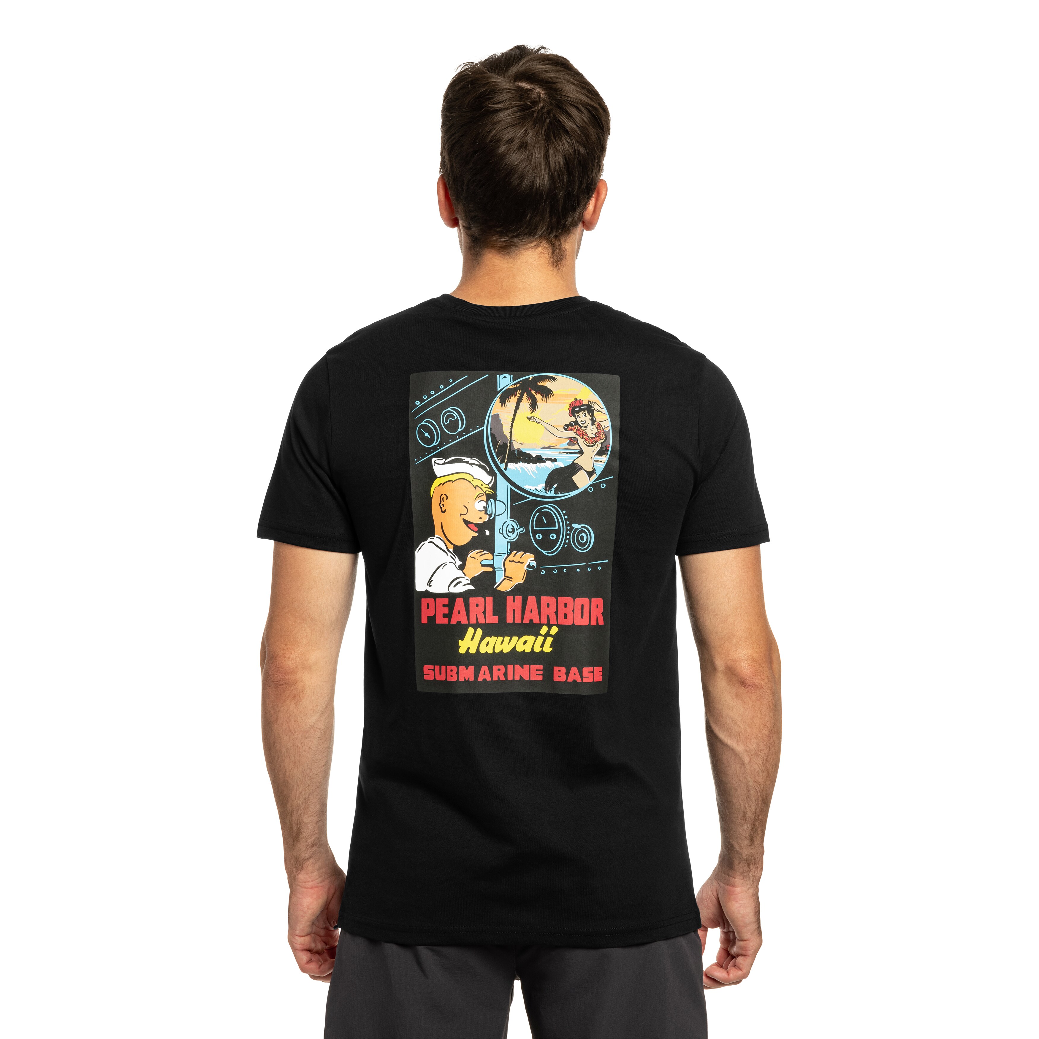 Футболка T-Shirt Alpha Industries Pearl Harbor Back Print - Black